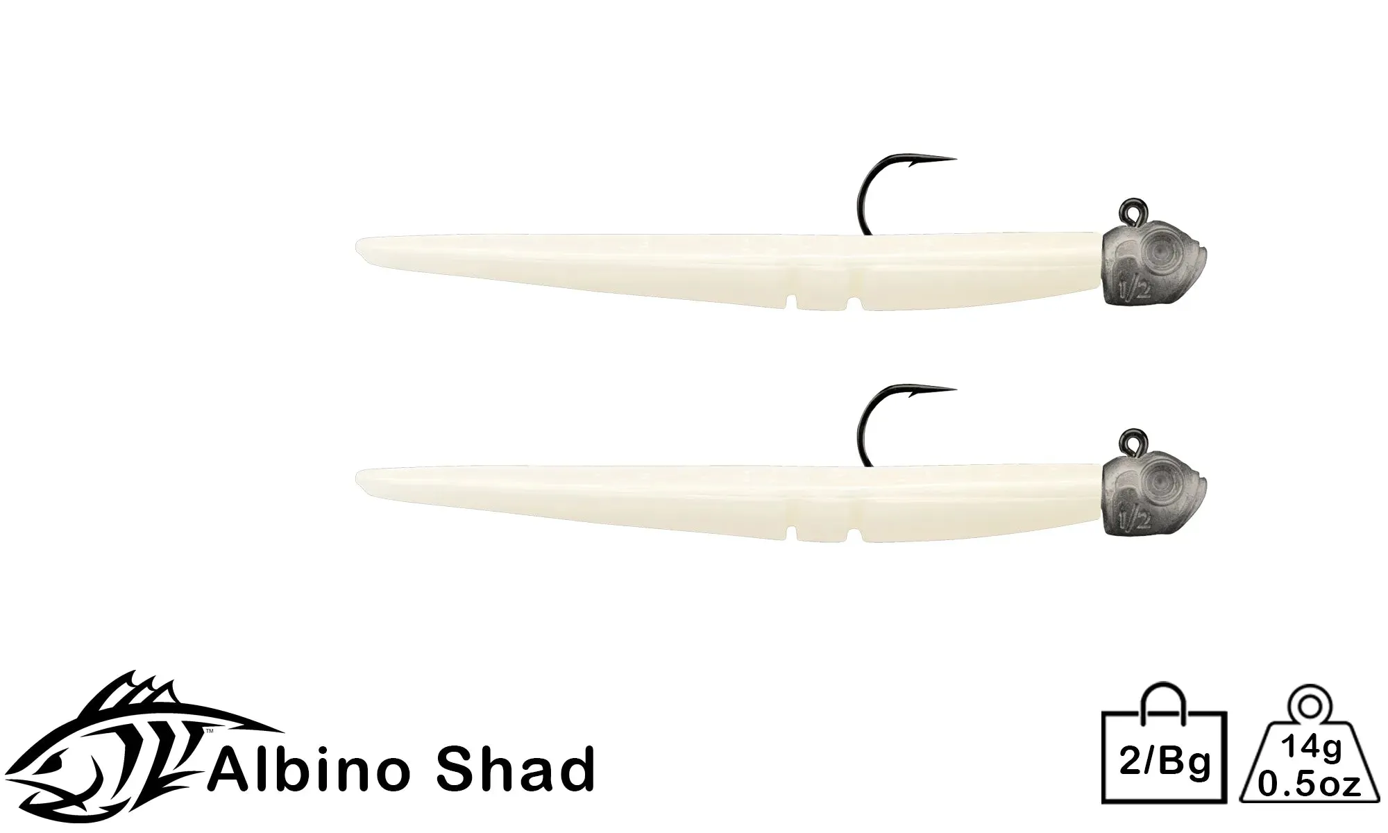 4.5" 1/2oz Pre-Rigged Slug-Go