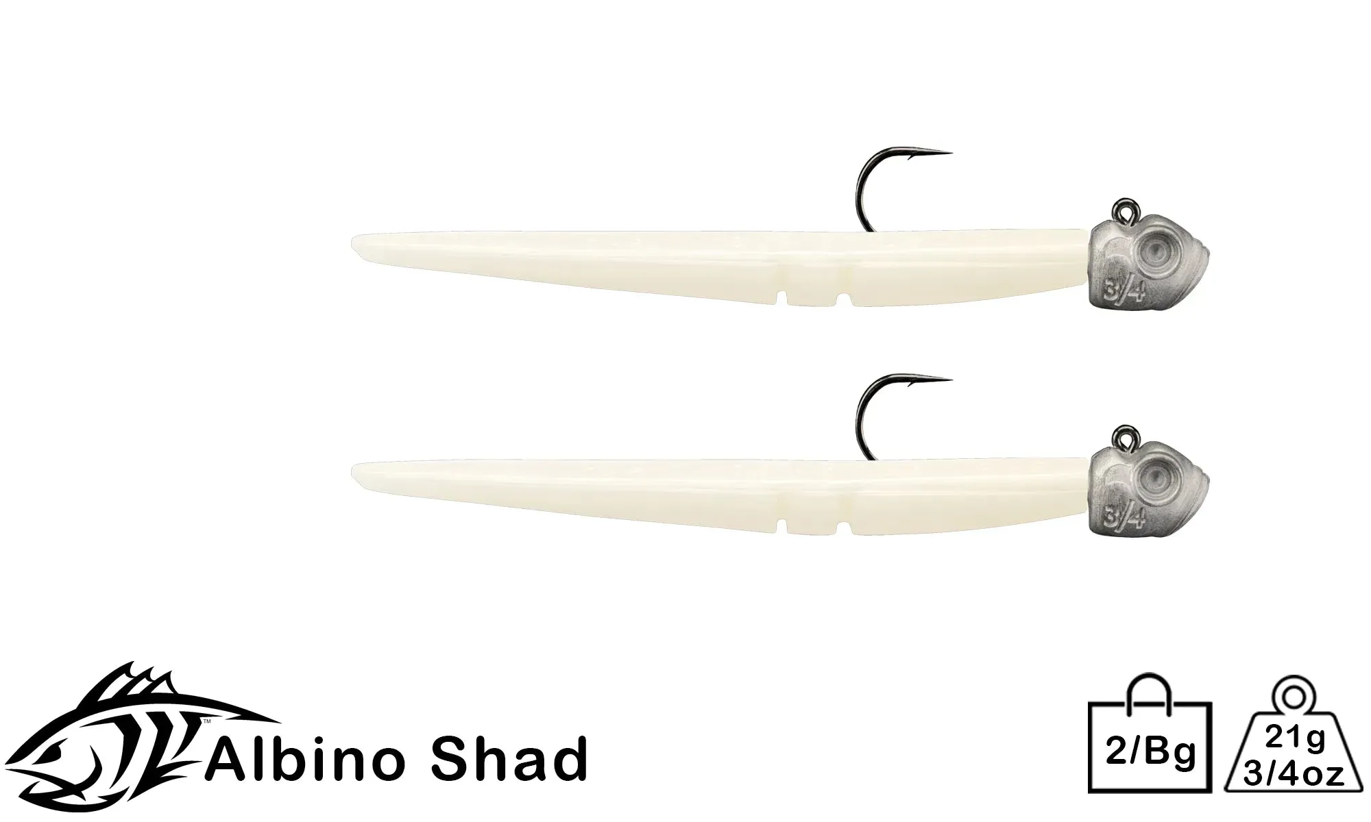 4.5" 3/4oz Pre-Rigged Slug-Go