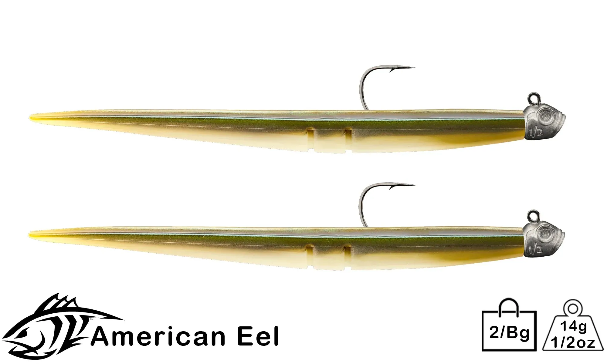 9" 1/2oz Pre-Rigged Slug-Go