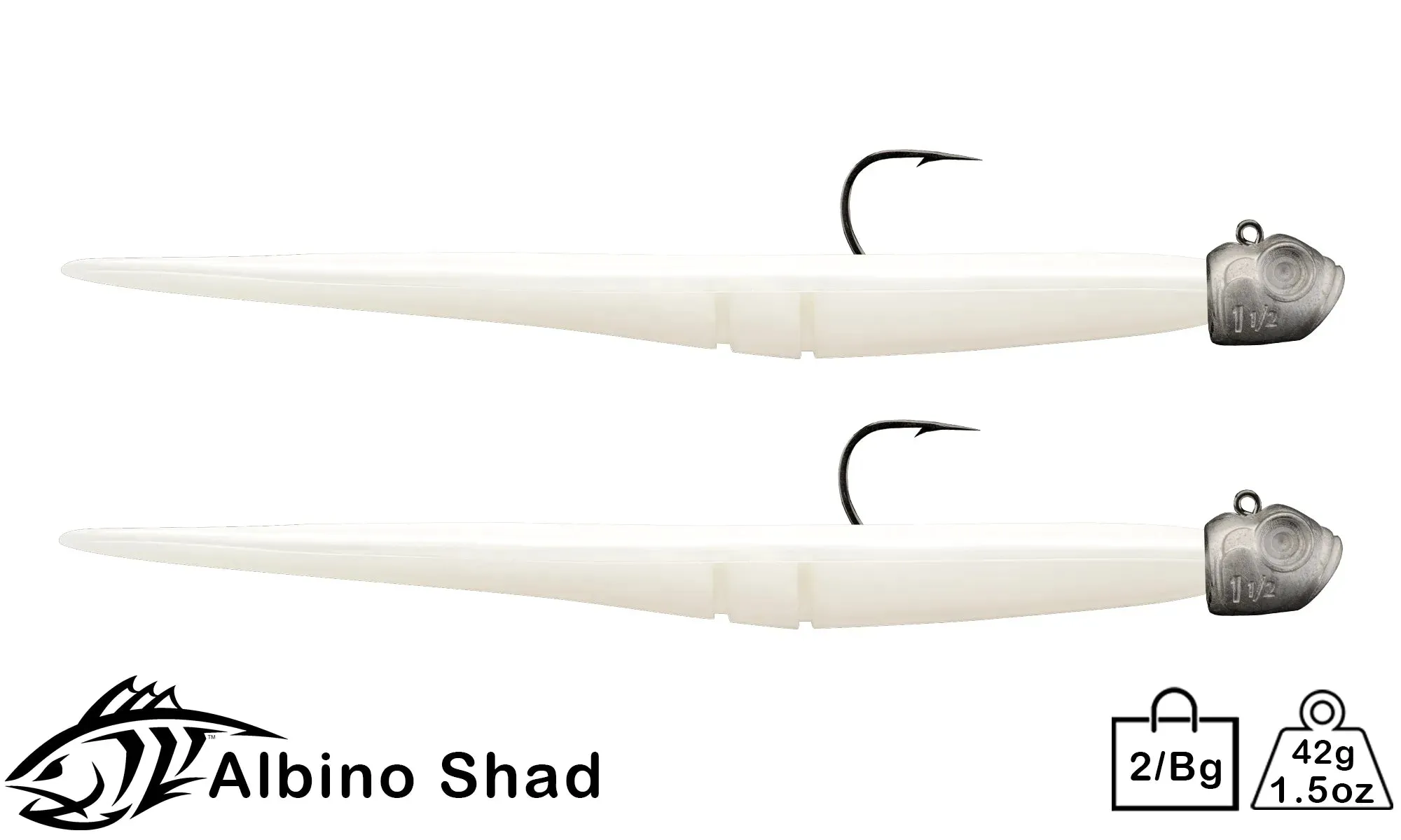 9" 1.5oz Pre-Rigged Slug-Go