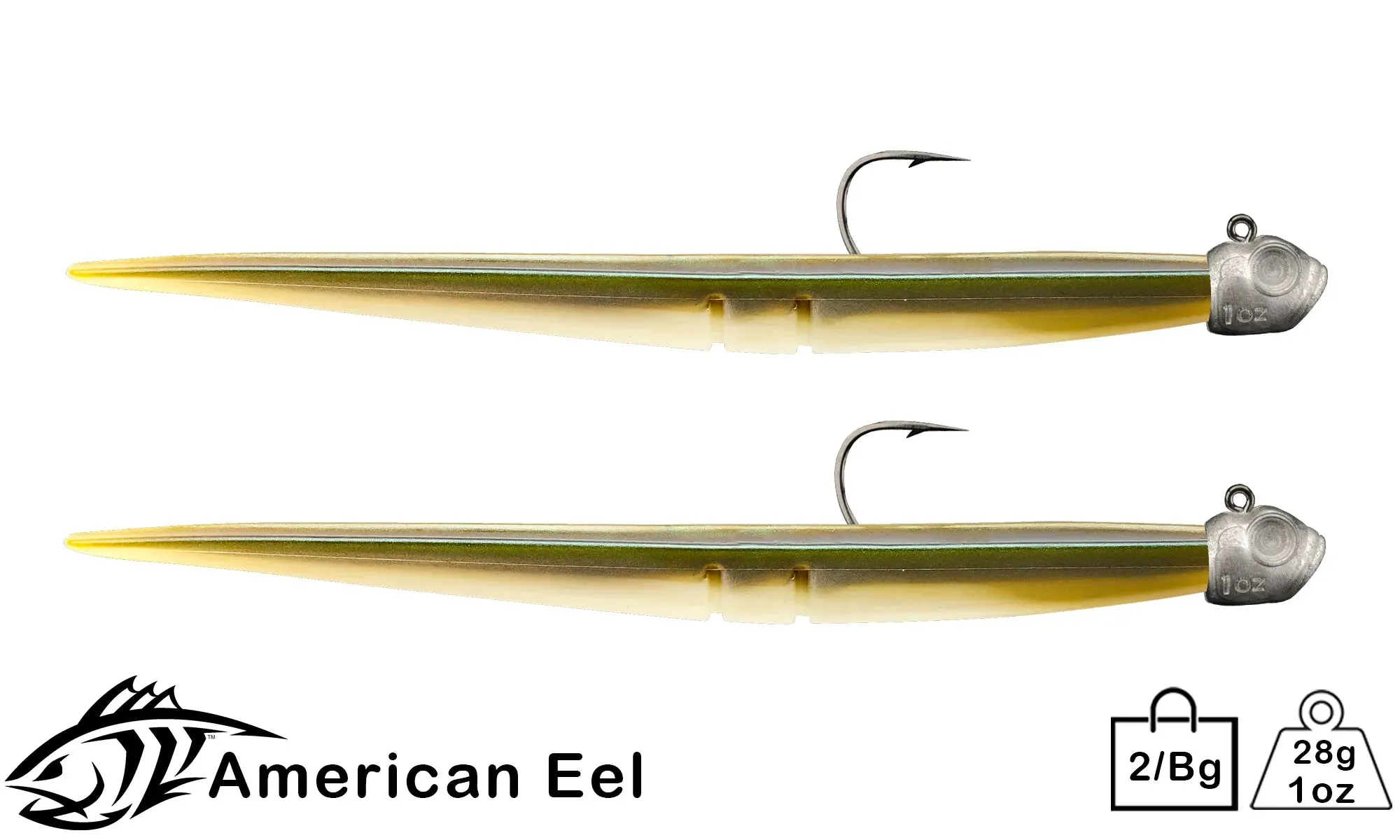 9" 1oz Pre-Rigged Slug-Go
