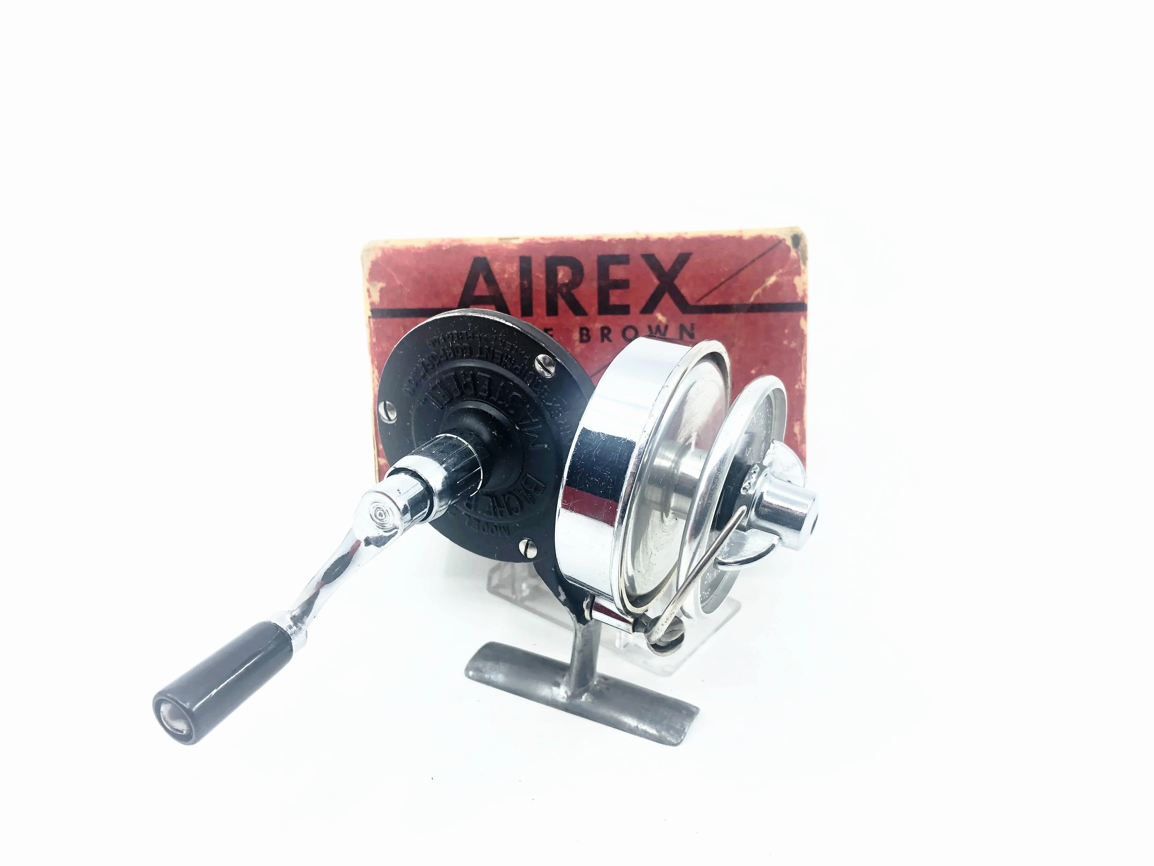 Airex (Bache Brown) Mastereel Model 2-A Spinning Reel, Box, Paperwork &amp; Paperwork