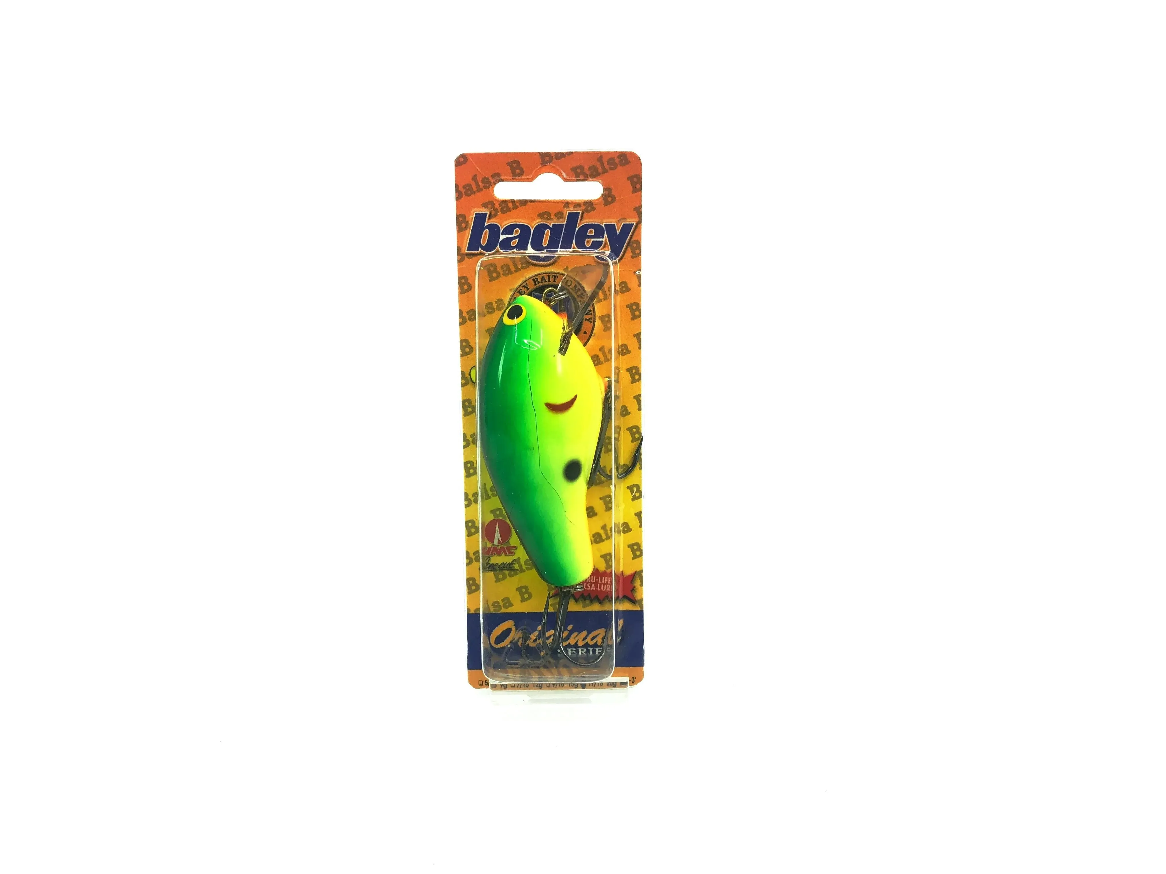 Bagley Balsa B3 BB3-AG9 Apple Green on Chartreuse Color, New on Card