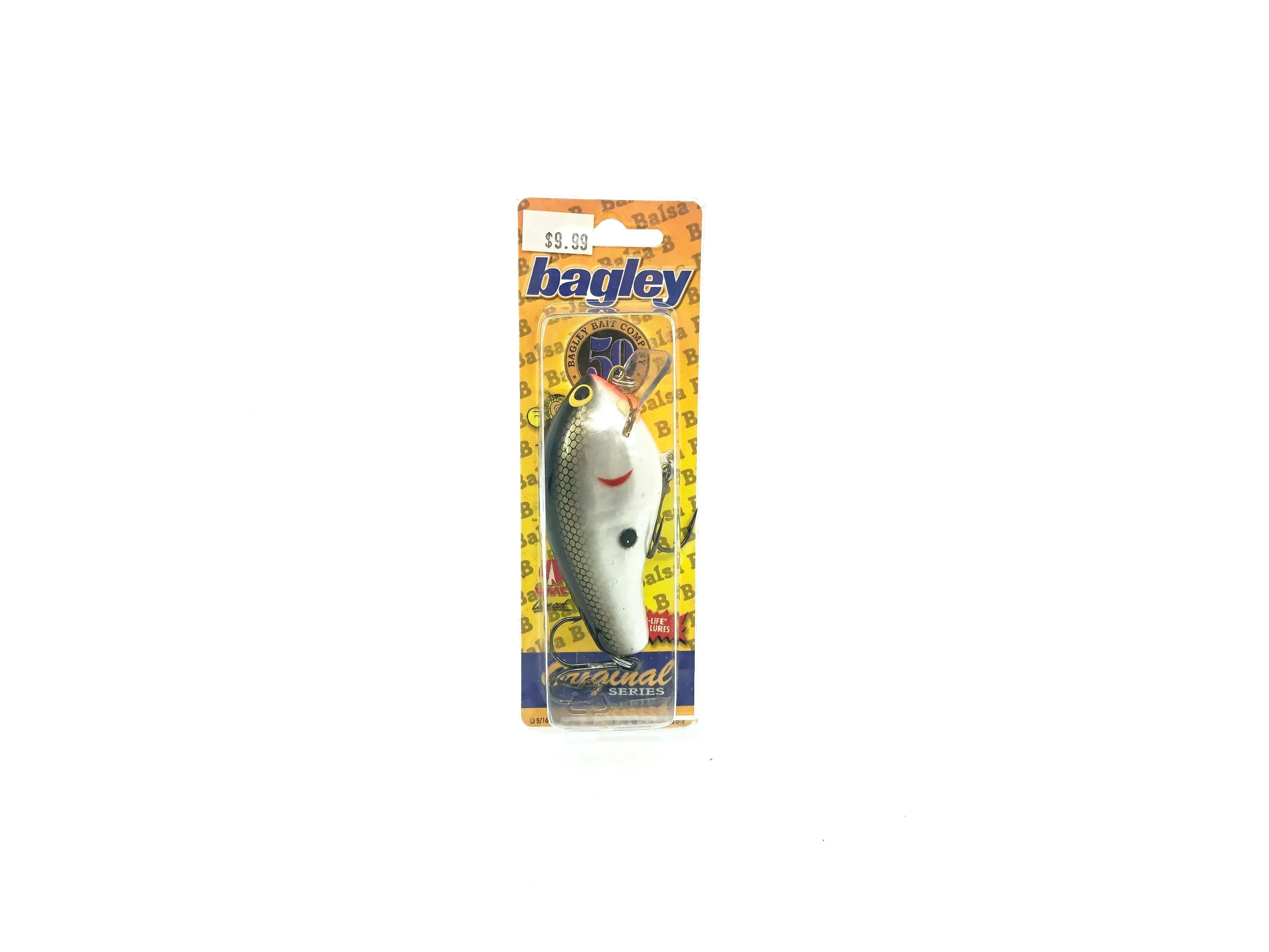 Bagley Balsa B3 BB3-TS Tennessee Shad Color, New on Card