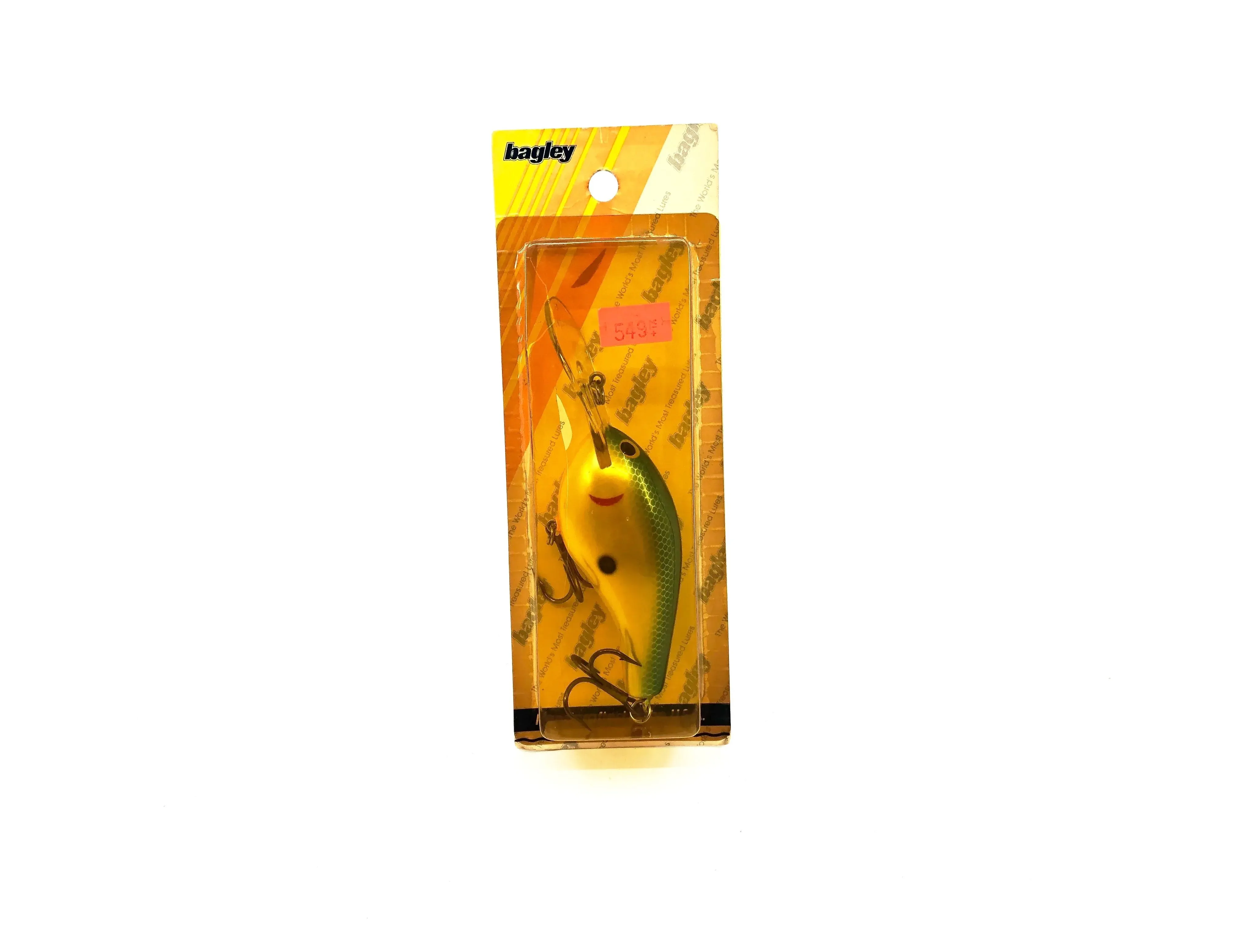 Bagley Diving B3 DB3-74 Blue on White Color New on Card, Florida Bait