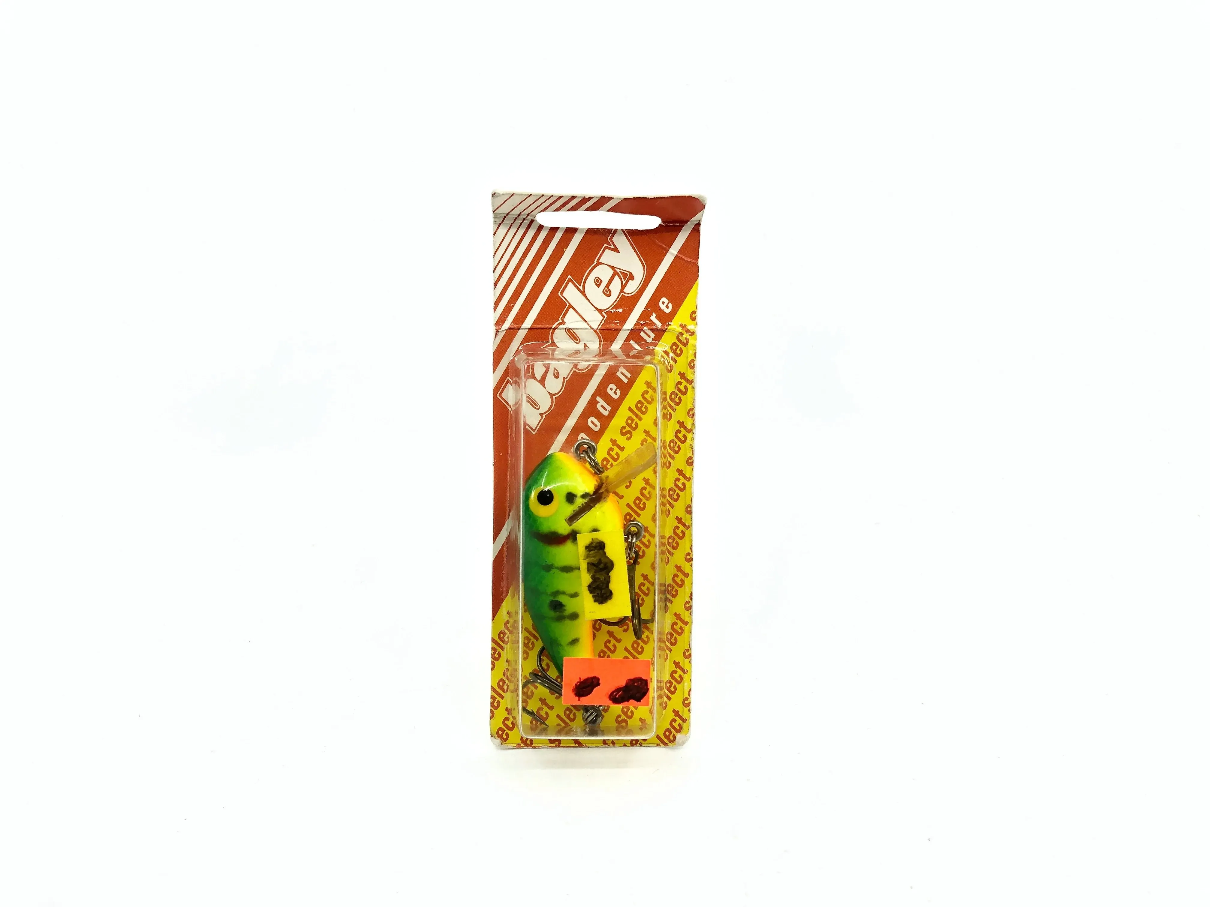 Bagley ET ET2-6C9 Green Crayfish on Chartreuse New on Card, Florida Bait
