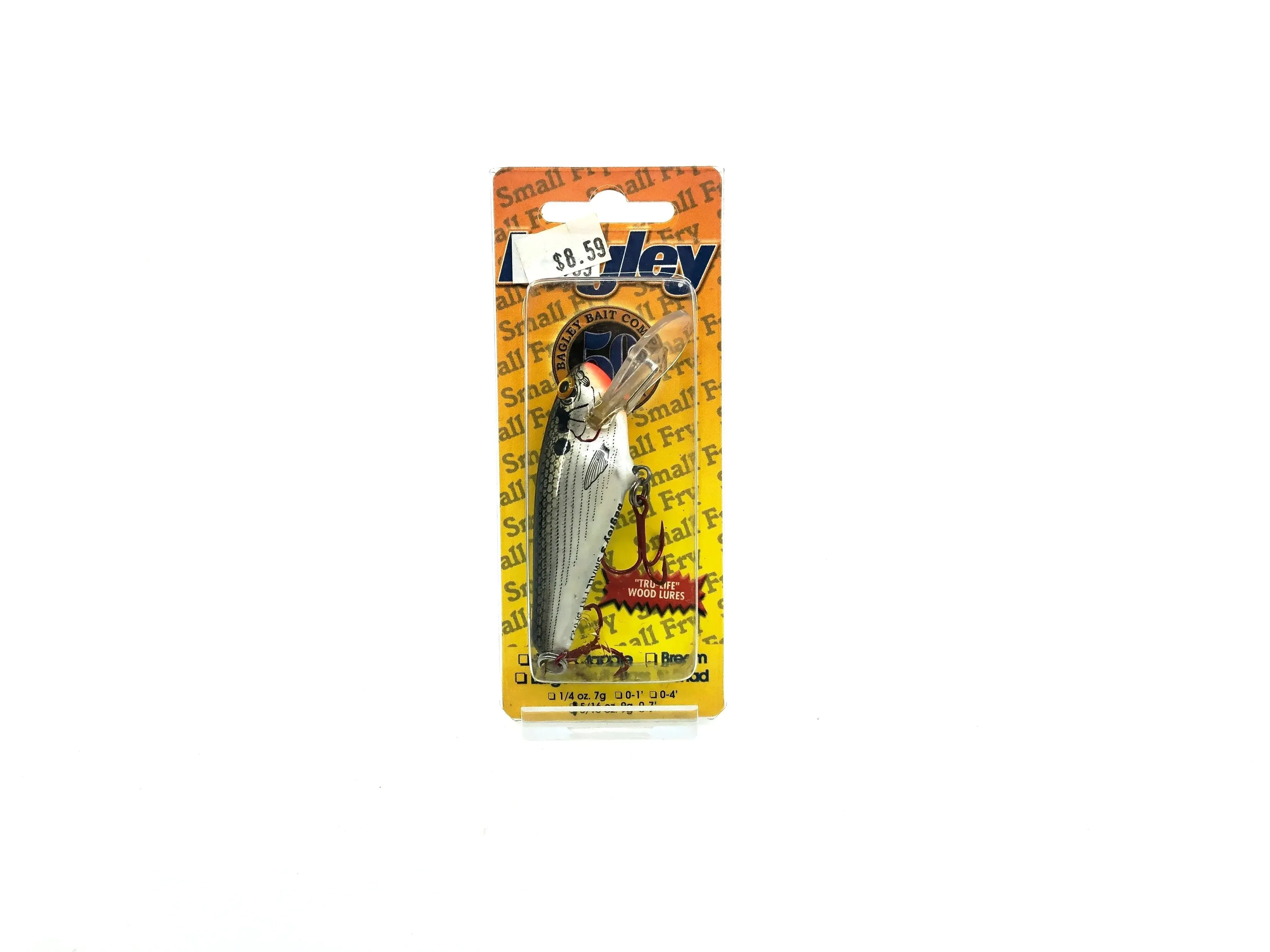 Bagley Small Fry Shad 4DF2-H96T TS Tennessee Shad Color, New on Card