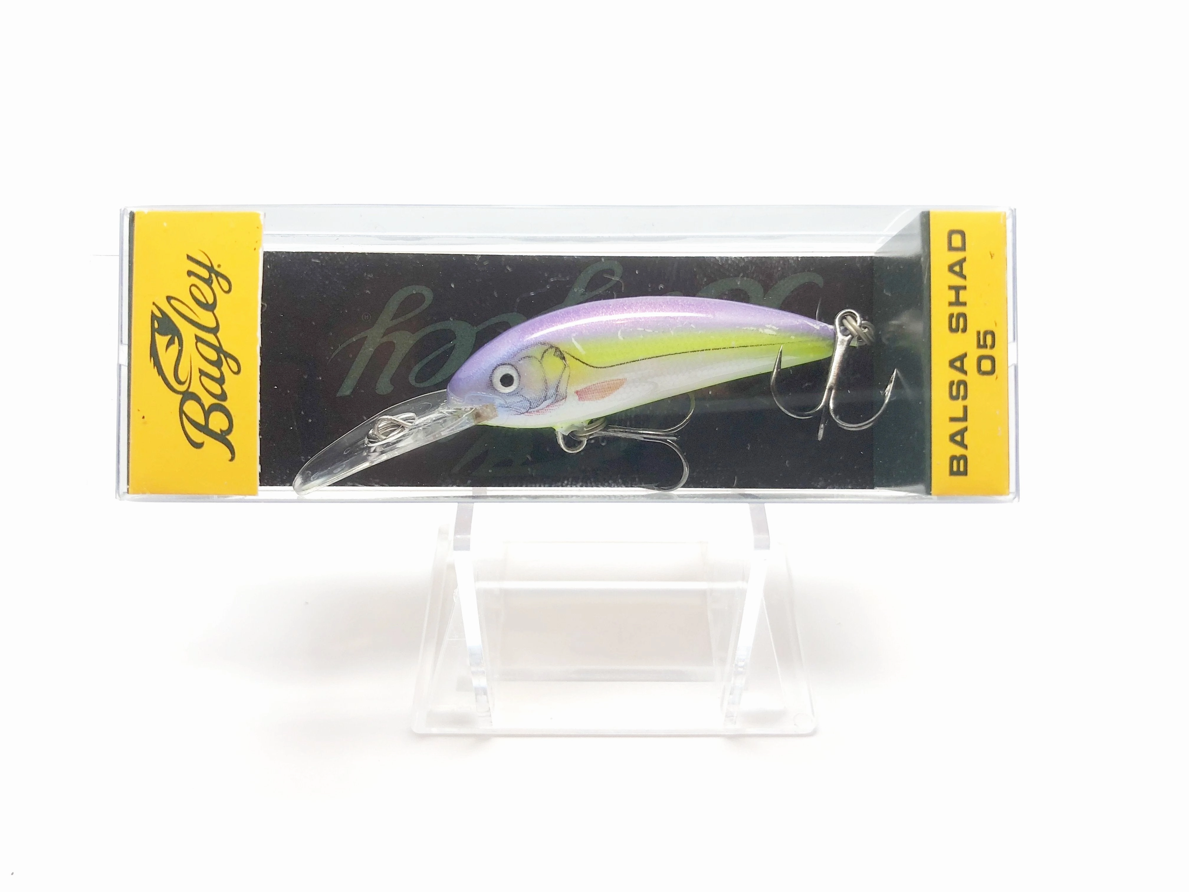 Bagley Balsa Shad 05 BS05-PSS Purple Sexy Shad Color New in Box OLD STOCK