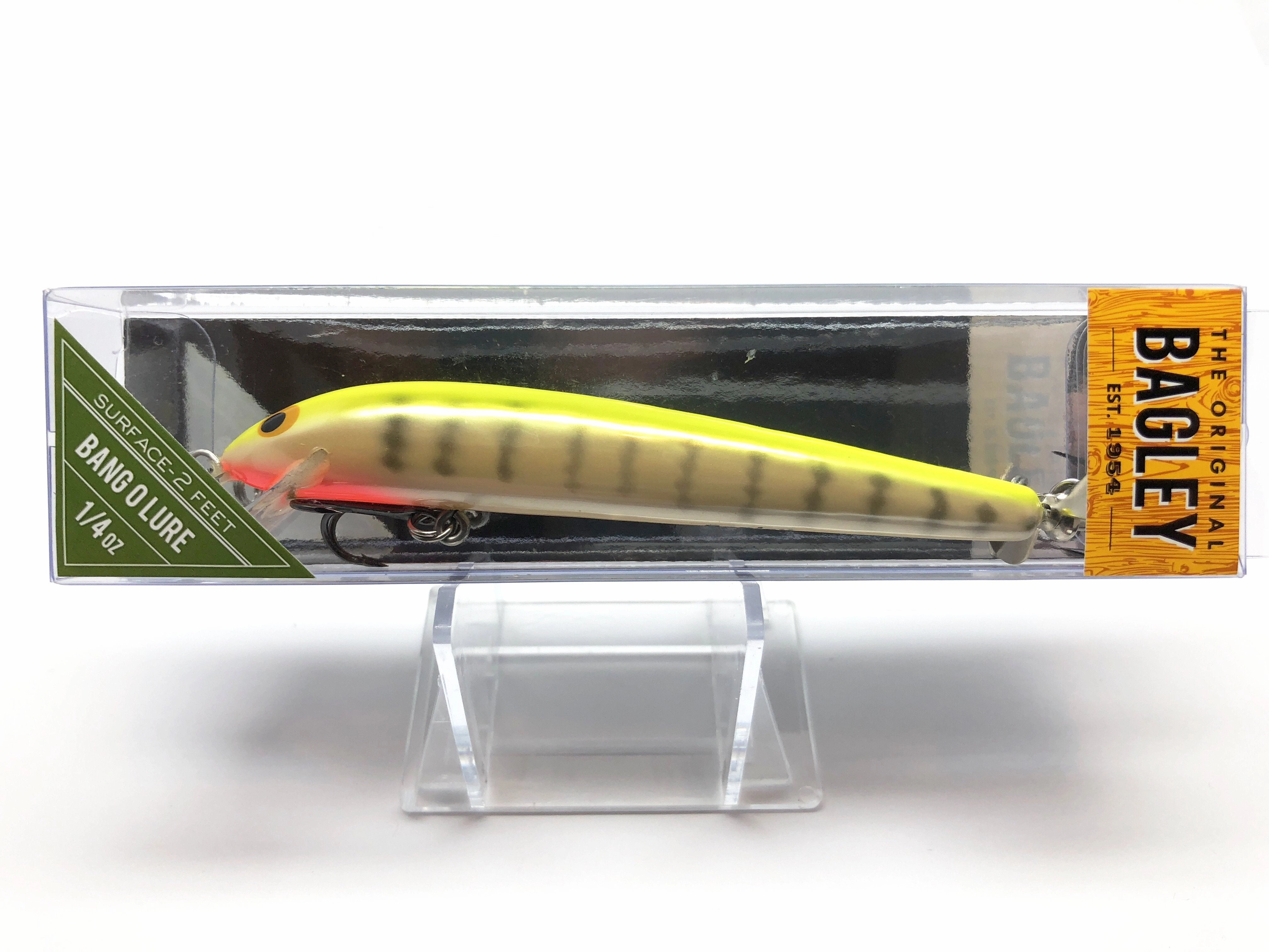 Bagley Bang O Lure Spintail 4 BLSP4-TOM Chartreuse Crawfish White Color New in Box OLD STOCK