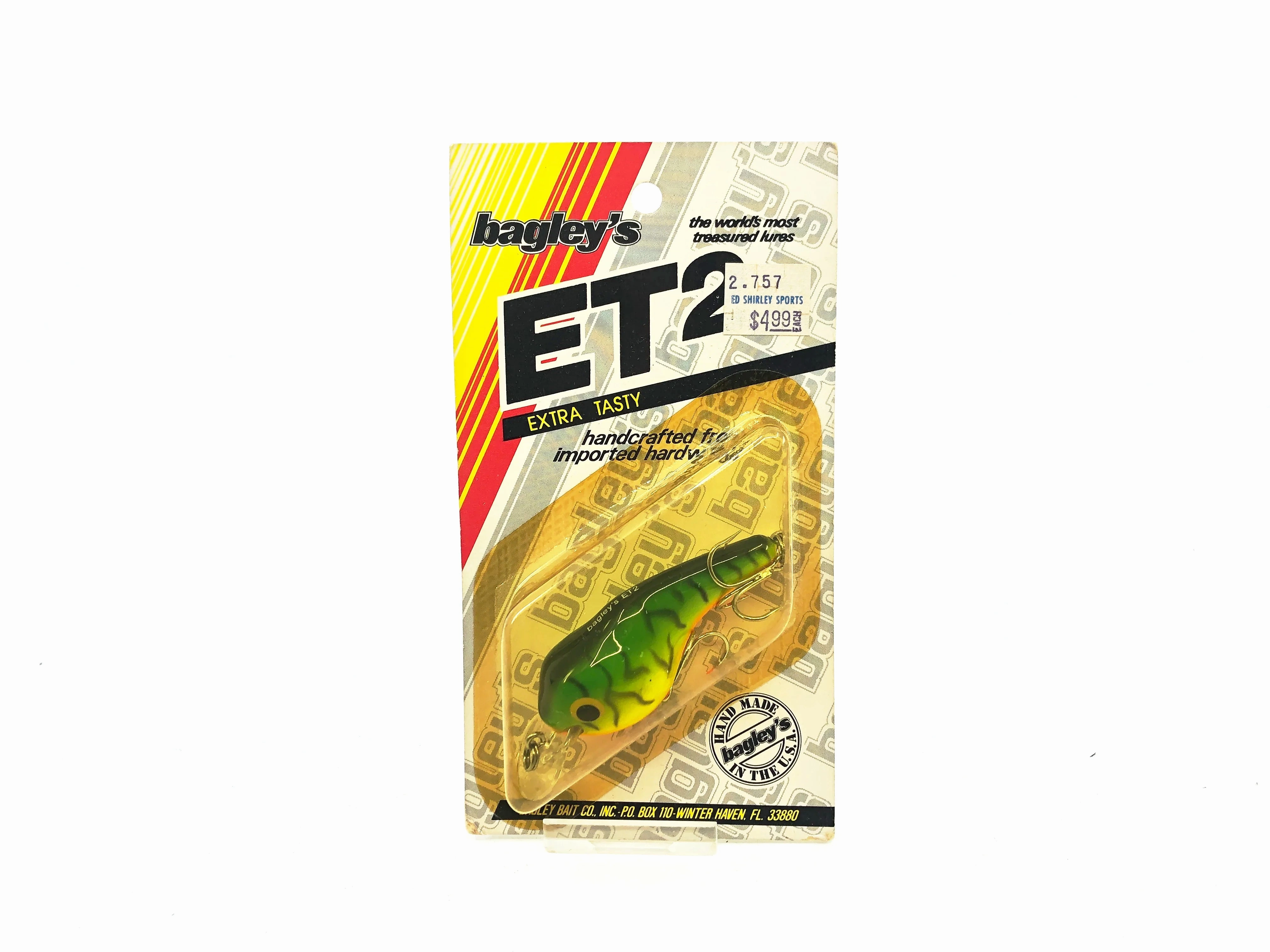 Bagley ET ET2-H69T, Hot Tiger New on Card - Hot Tiger