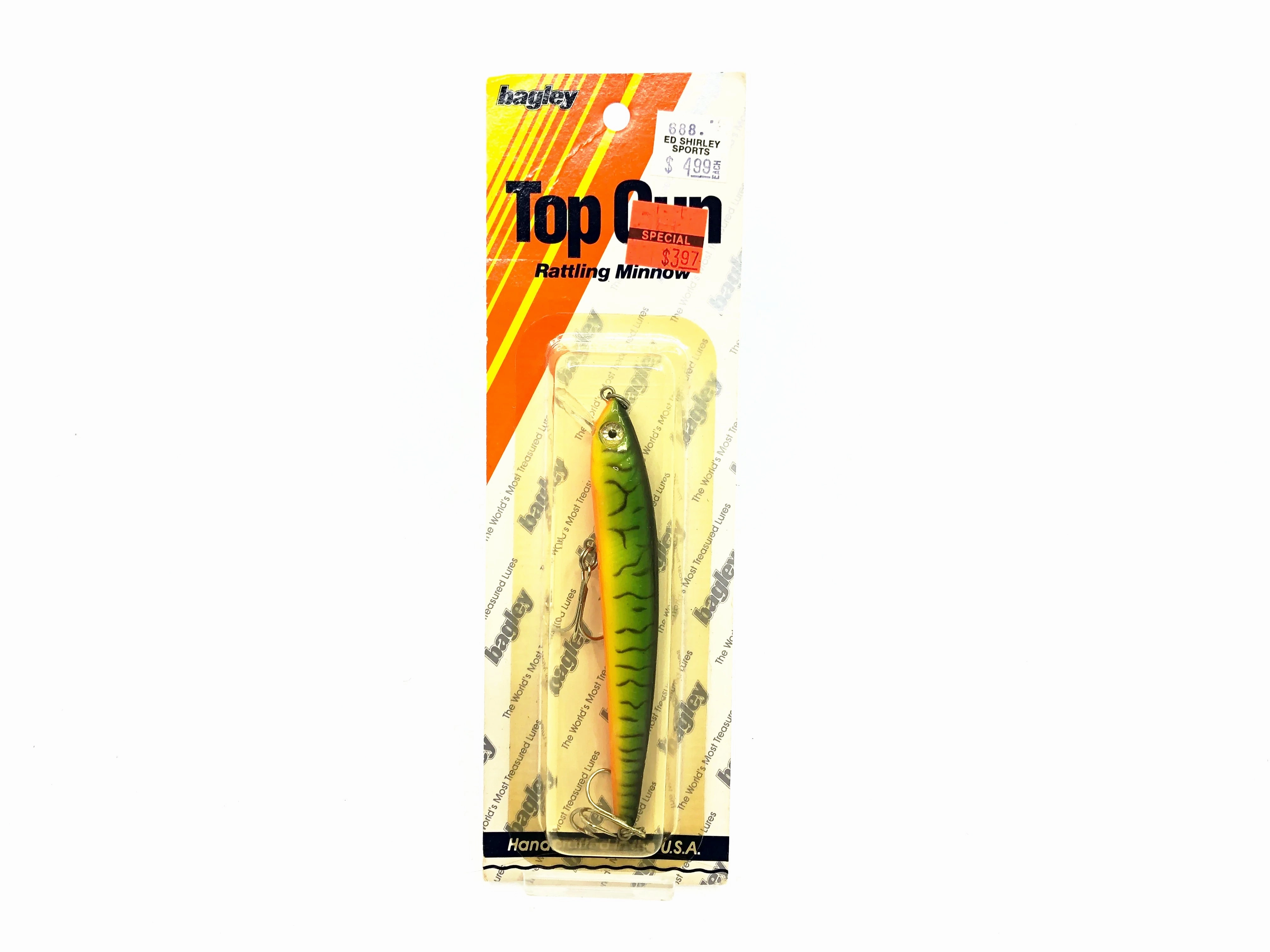 Bagley TG4 Top Gun 4, H69T Hot Tiger Color, New on Card