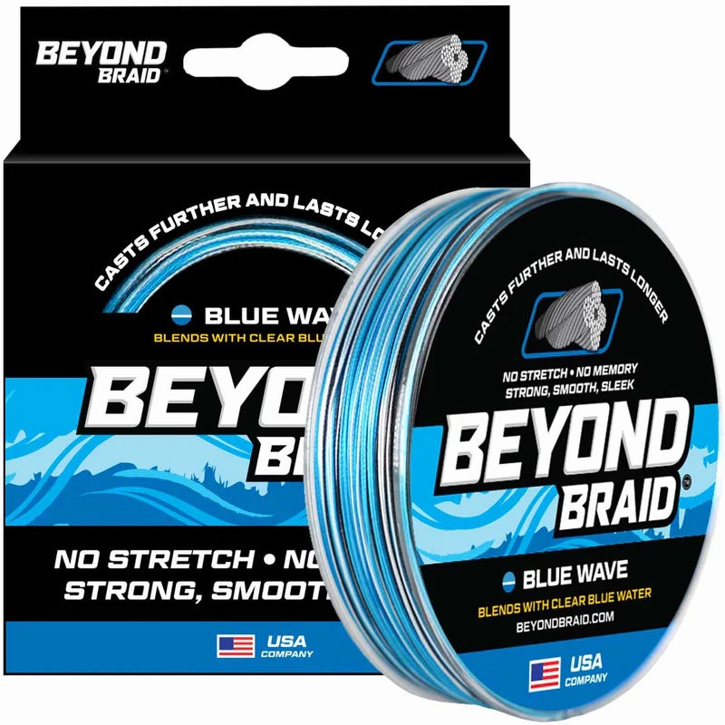 BLUE CAMO 3-500 Yrd / 30-100 lb Braid