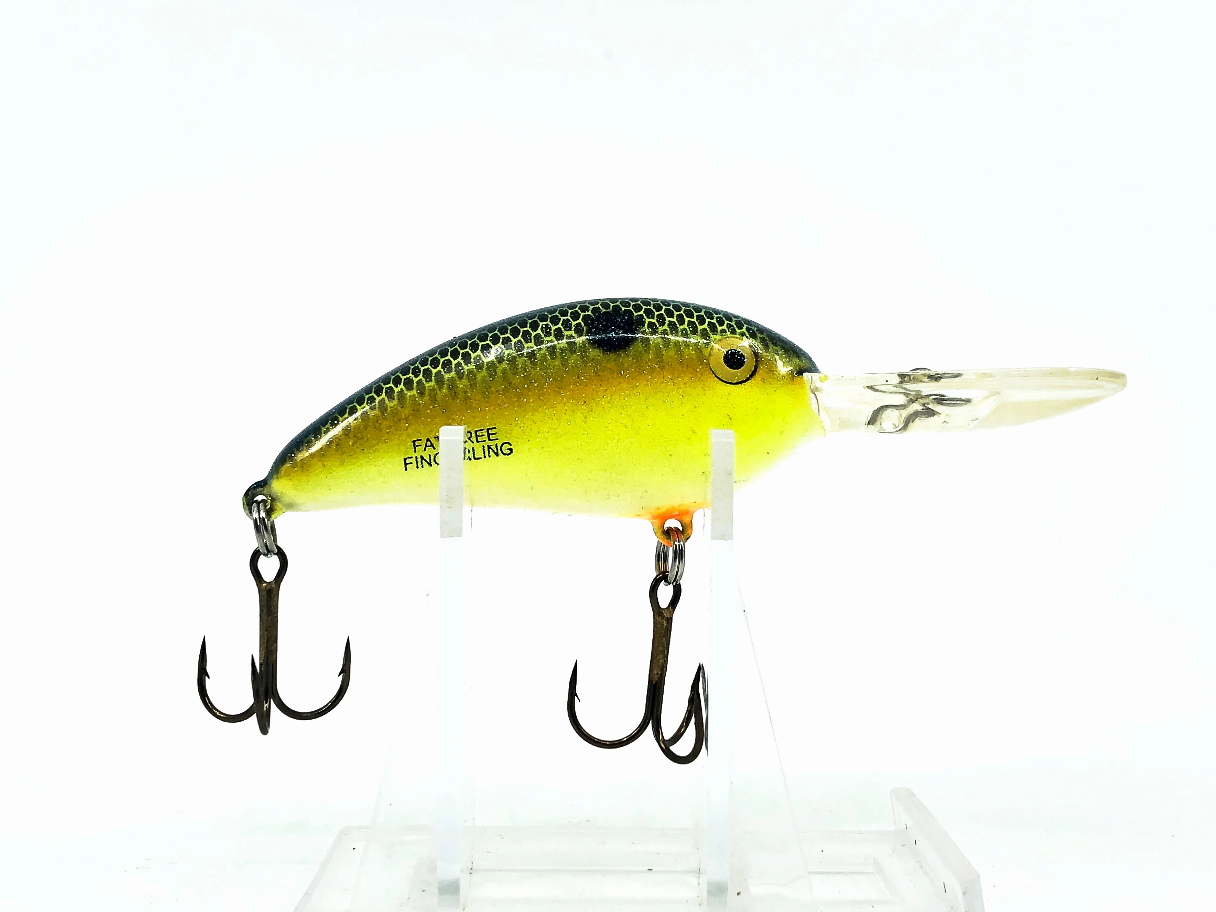 Bomber Fat Free Fingerling Shad, FL Foxy Lady Color on Card
