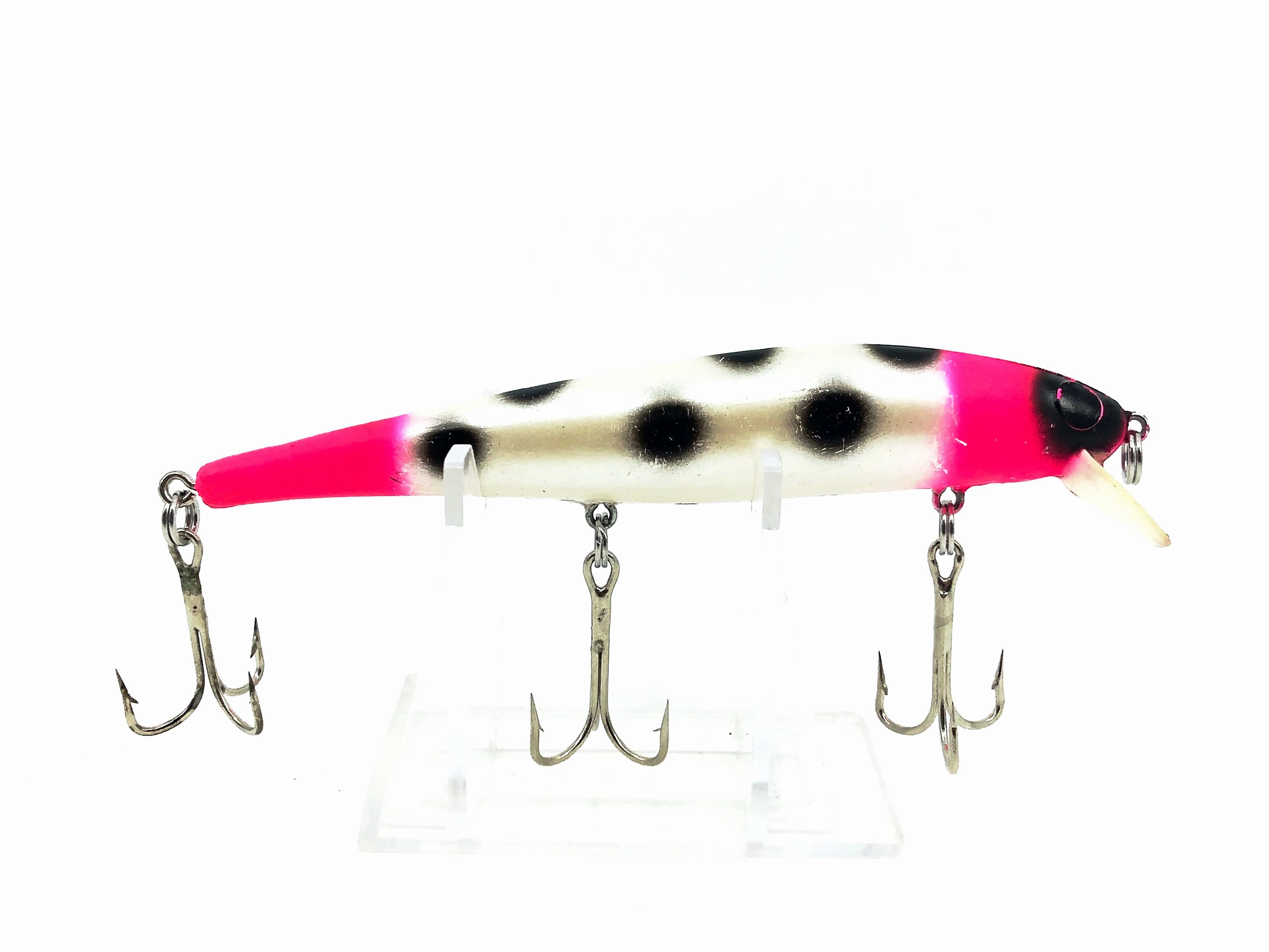 Bomber Long A 15A, Special Order Sal 21 Pearl/White Pink Nose Tail/Black Spots Color