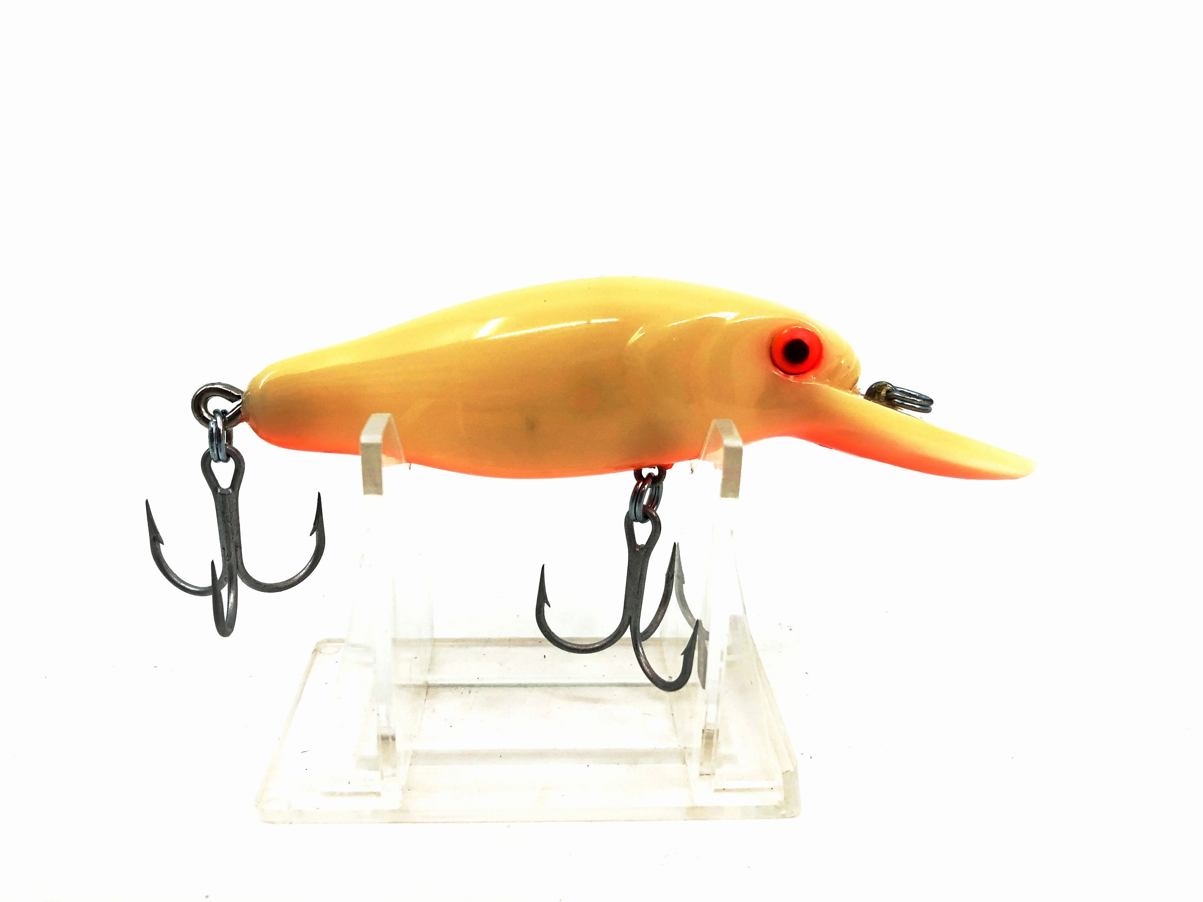Bomber Smilin Minno 37A, Bone/Orange Belly Color