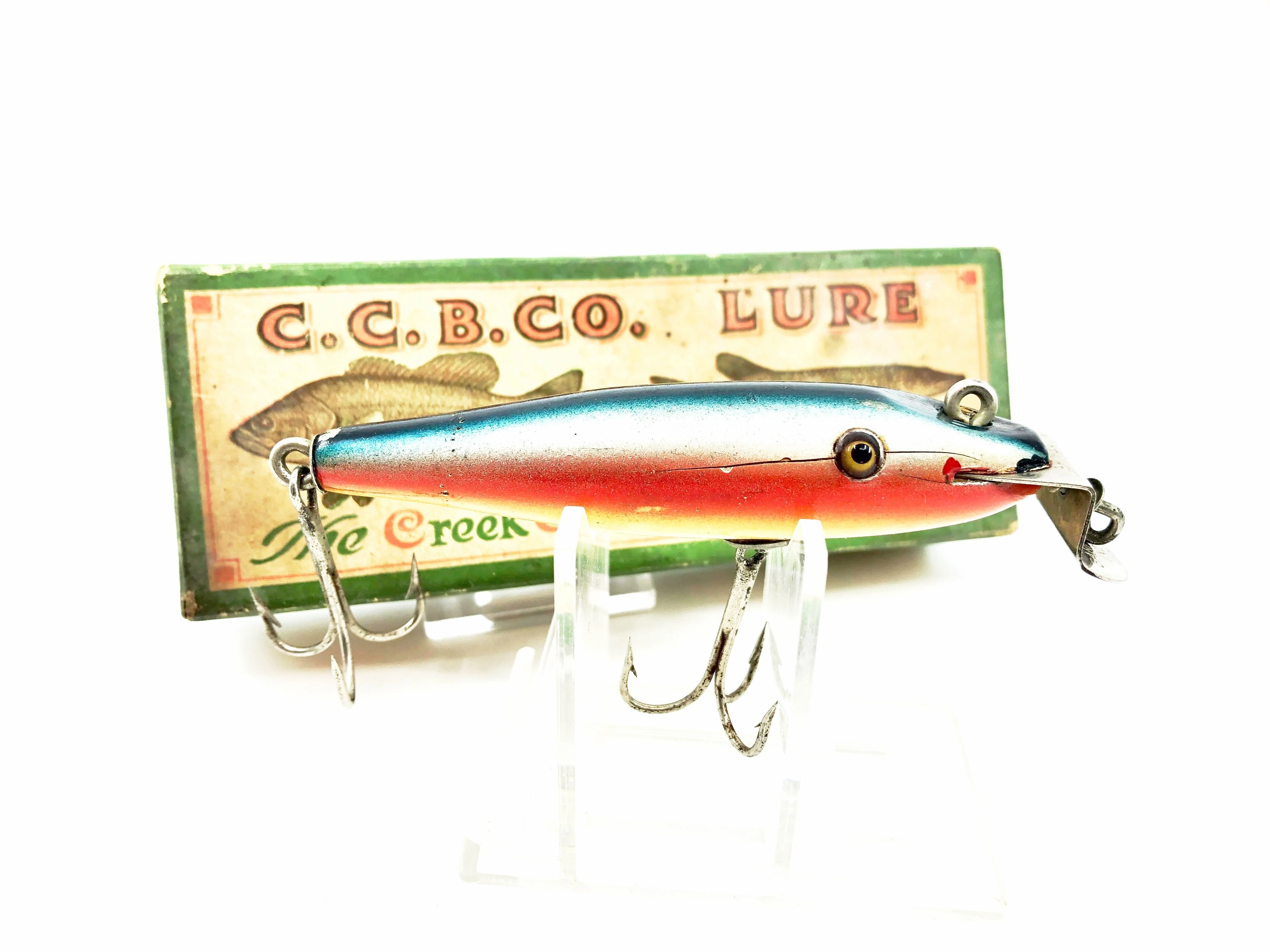 Creek Chub Baby Pikie 908 Rainbow Color with Box-Glass Eyes-DLT