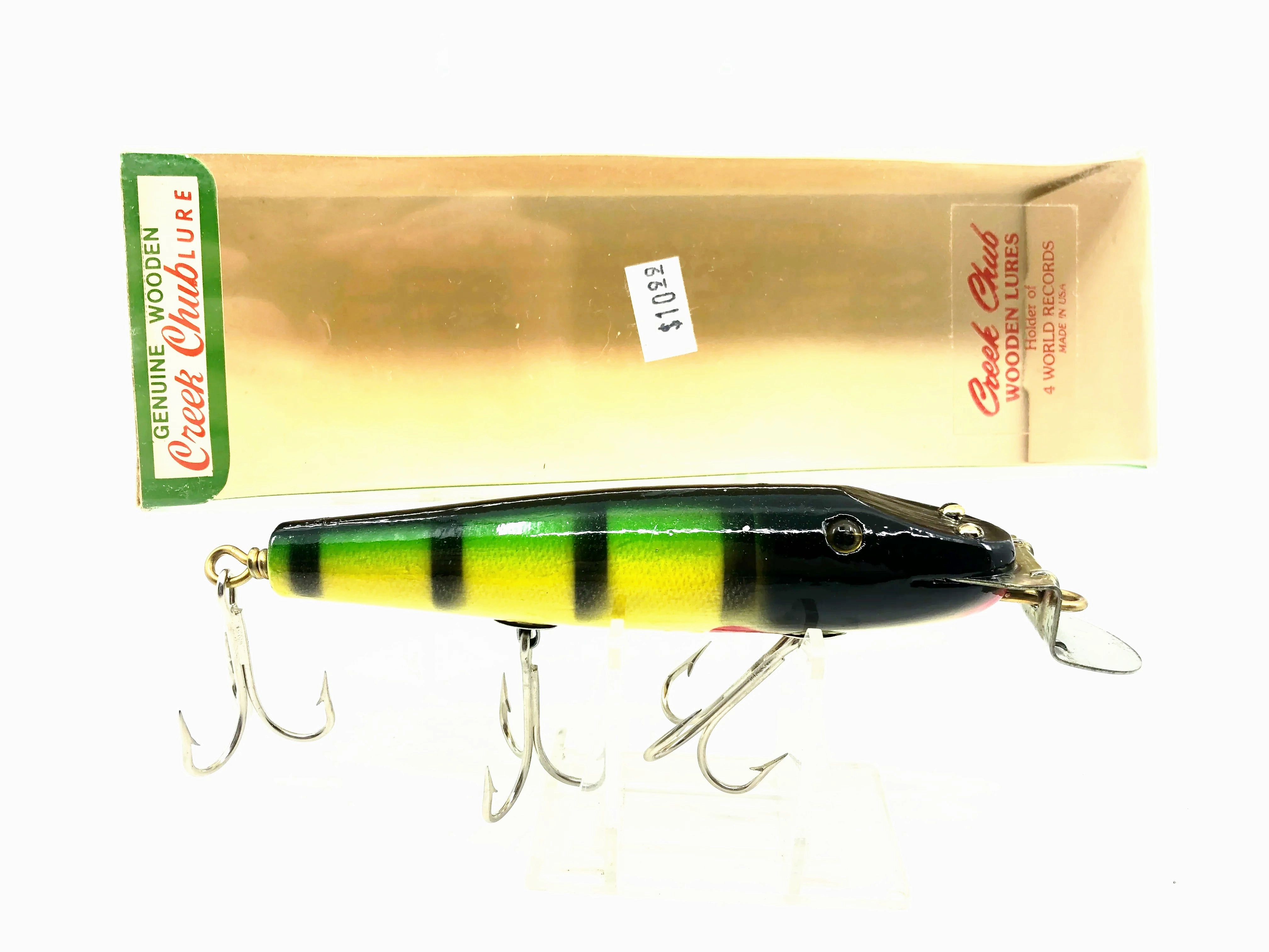 Creek Chub Snook Pikie 3400, Perch Color 3400W PE with Box-Tough Sioux City