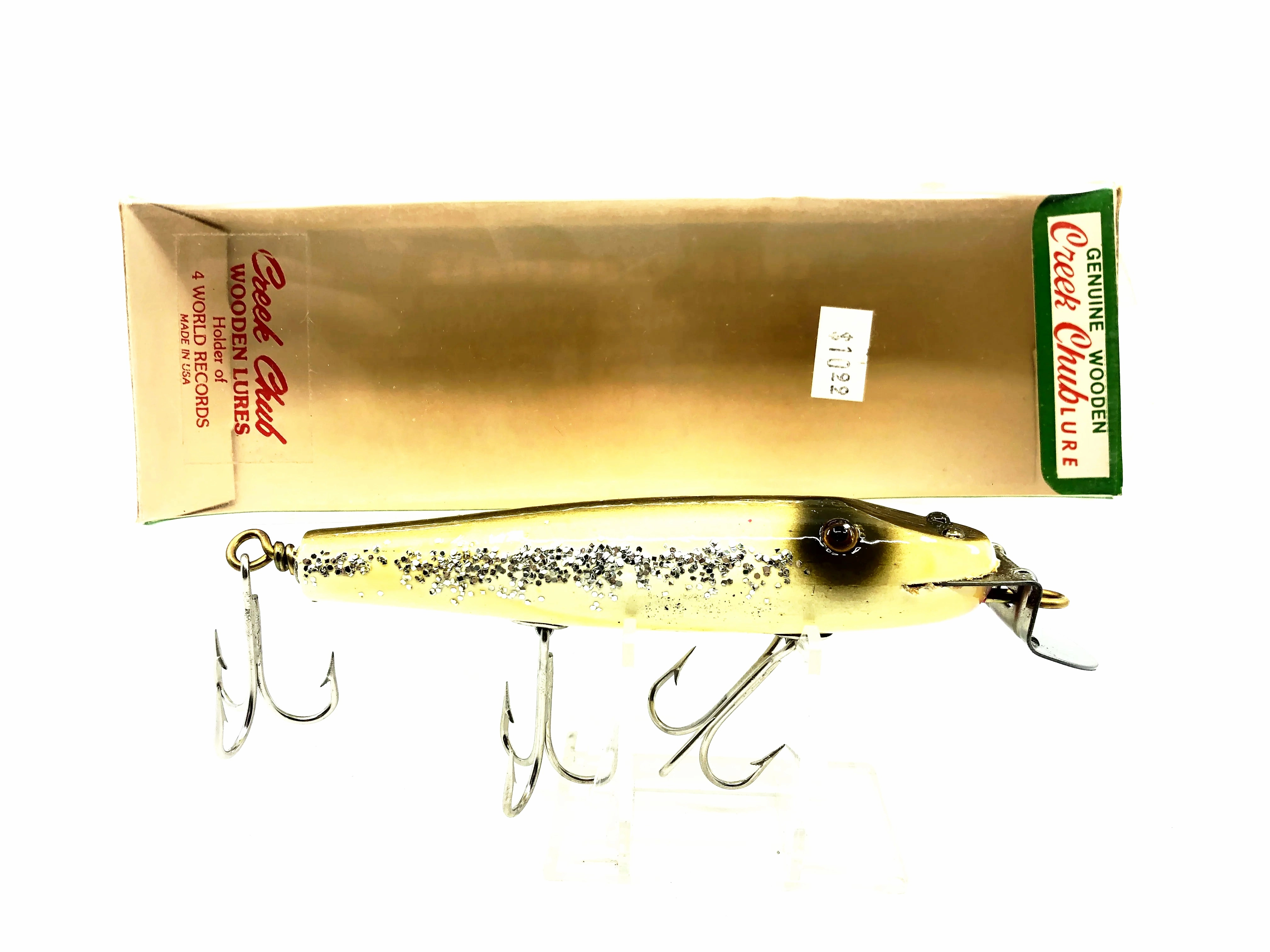 Creek Chub Snook Pikie 3400, Silver Flitter Color 3400W SFL with Box-Tough Sioux City