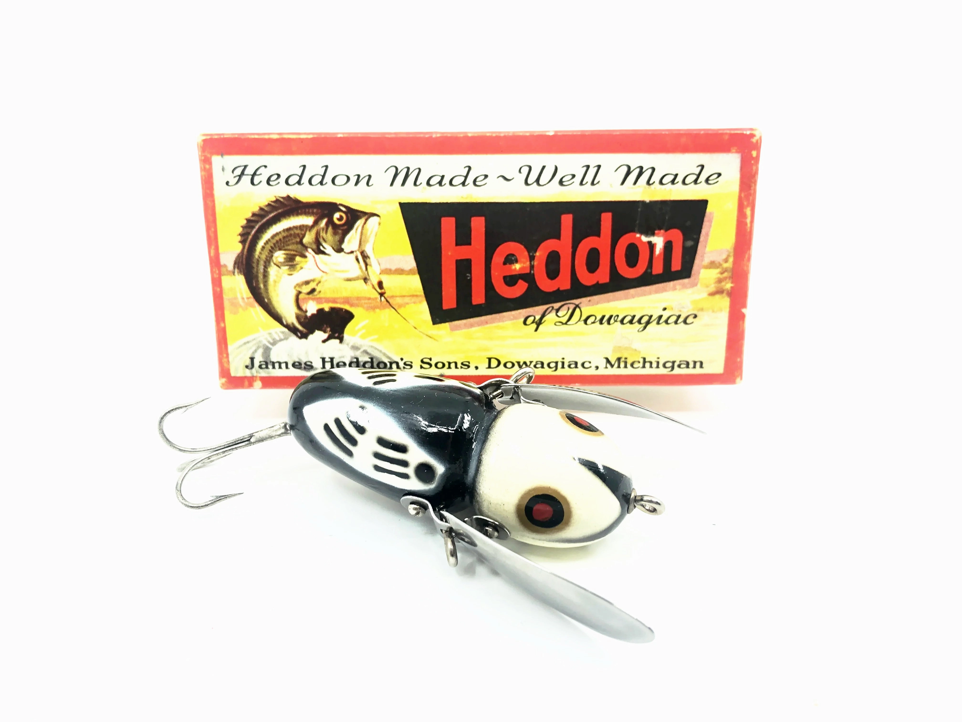 Heddon Crazy Crawler 2100, BWH Black Hornet Color with Box
