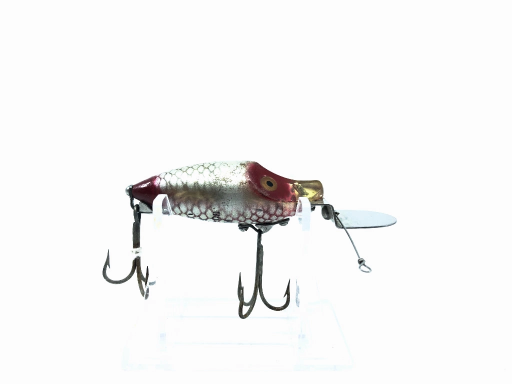 Heddon Go-Deeper River Runt 9110 FF-GR Gold Reflector Red Scale - Tough