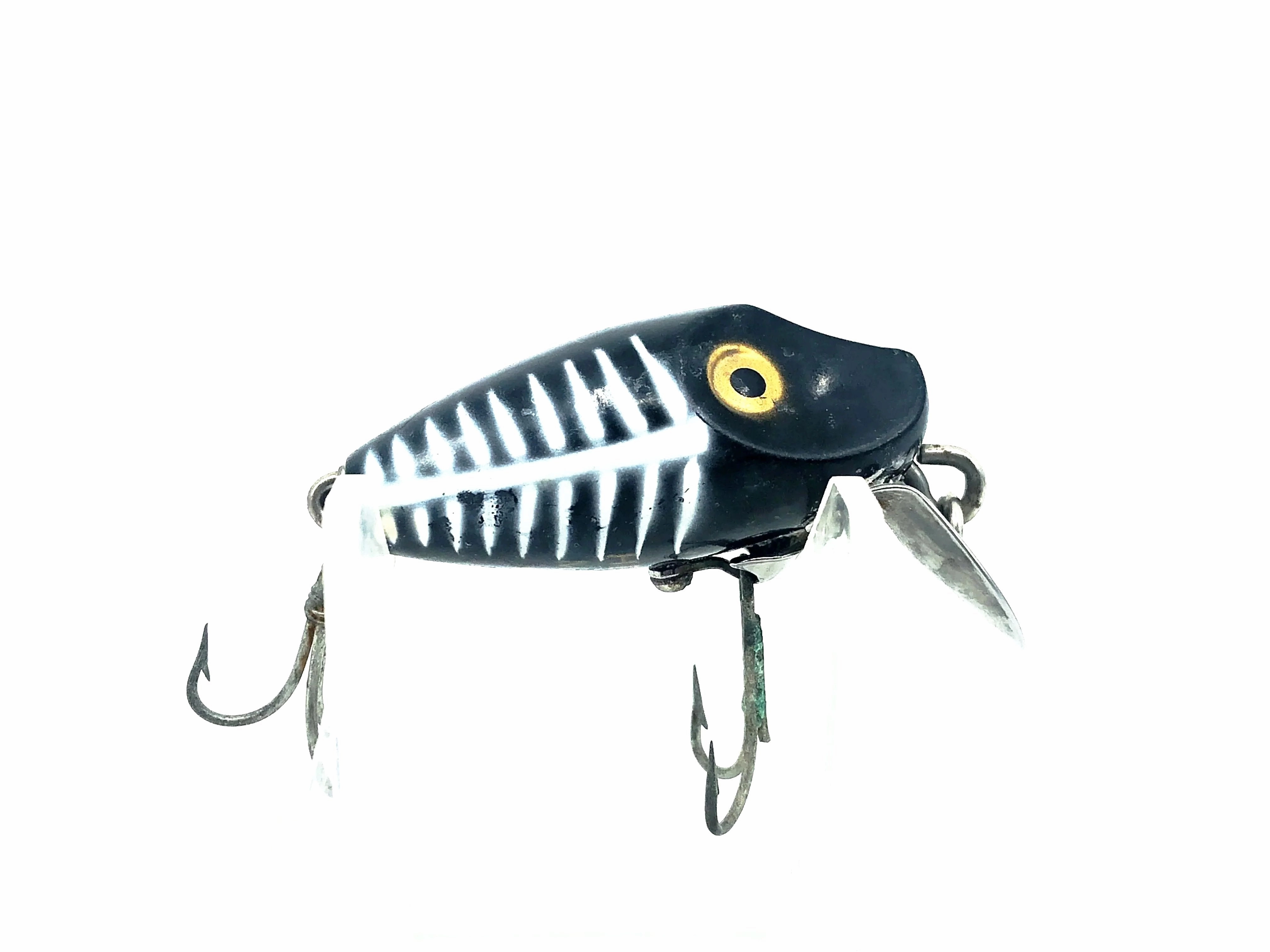 Heddon Midgit Digit River Runt Spook 9020, XBW Black Shore Minnow Color