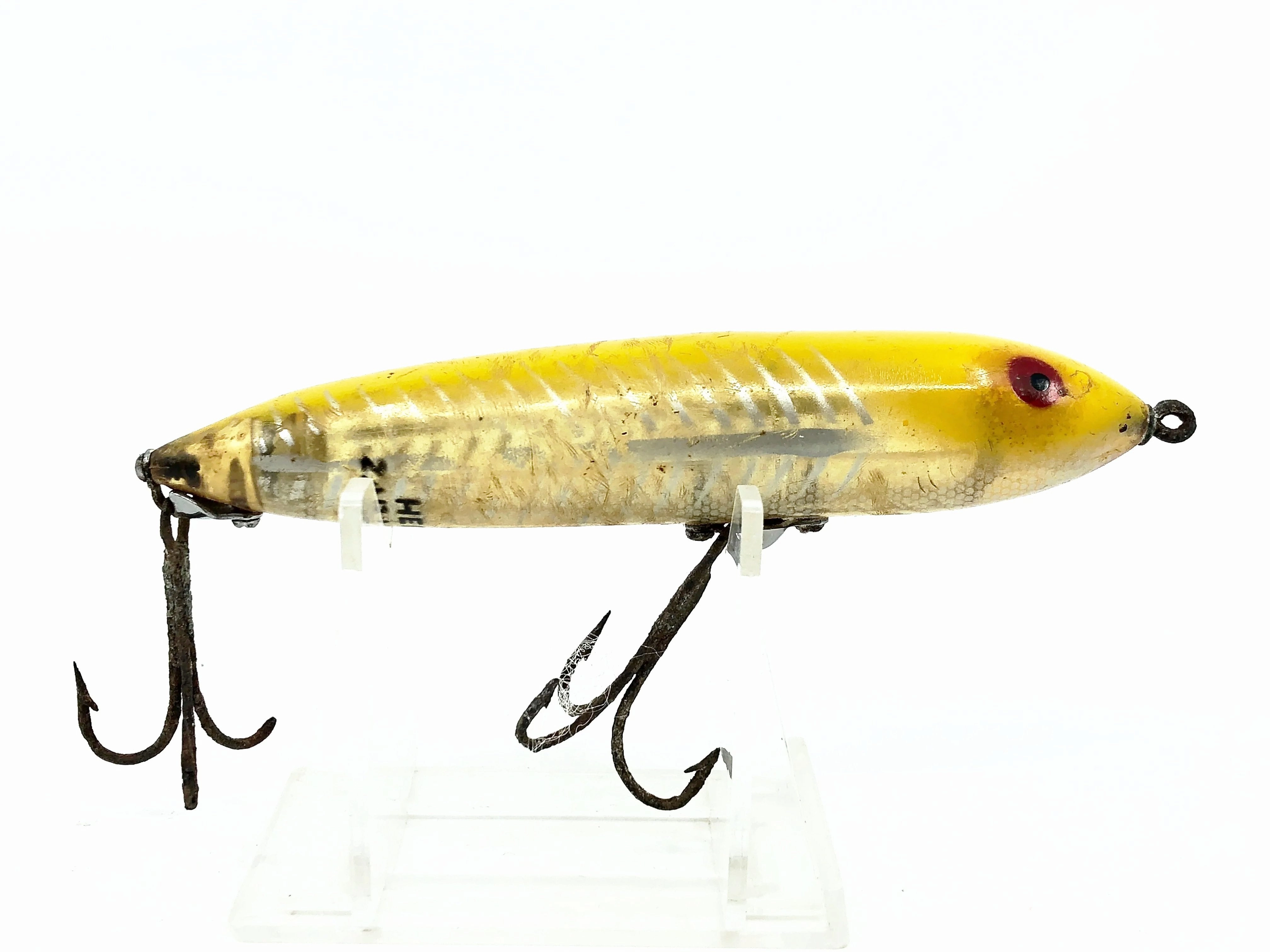 Heddon Original Zara Spook, XRY Yellow Shore Color-Nose Line Tie-Early