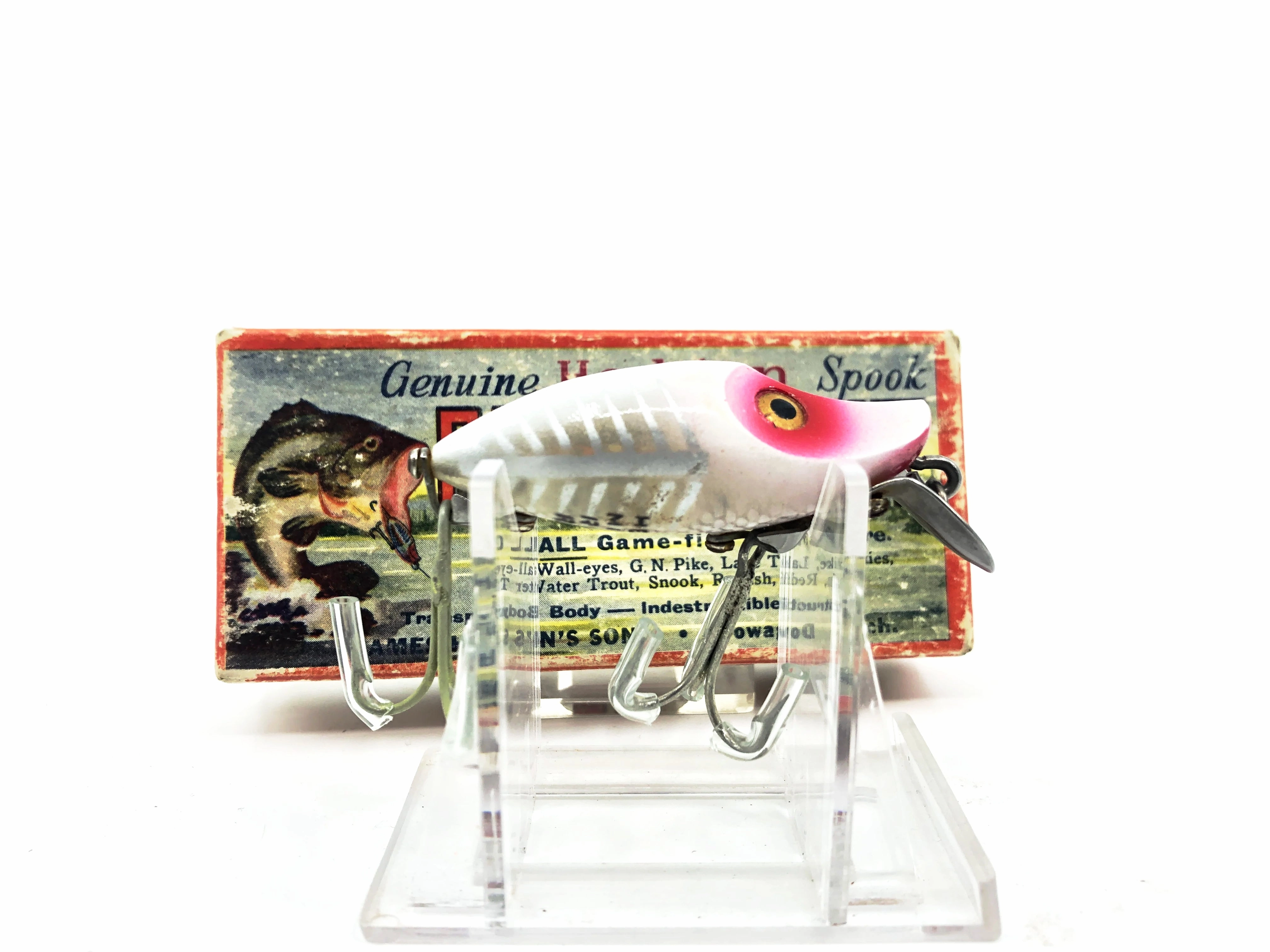 Heddon River Runt Midget 9010-XRW White Shore Color with Box