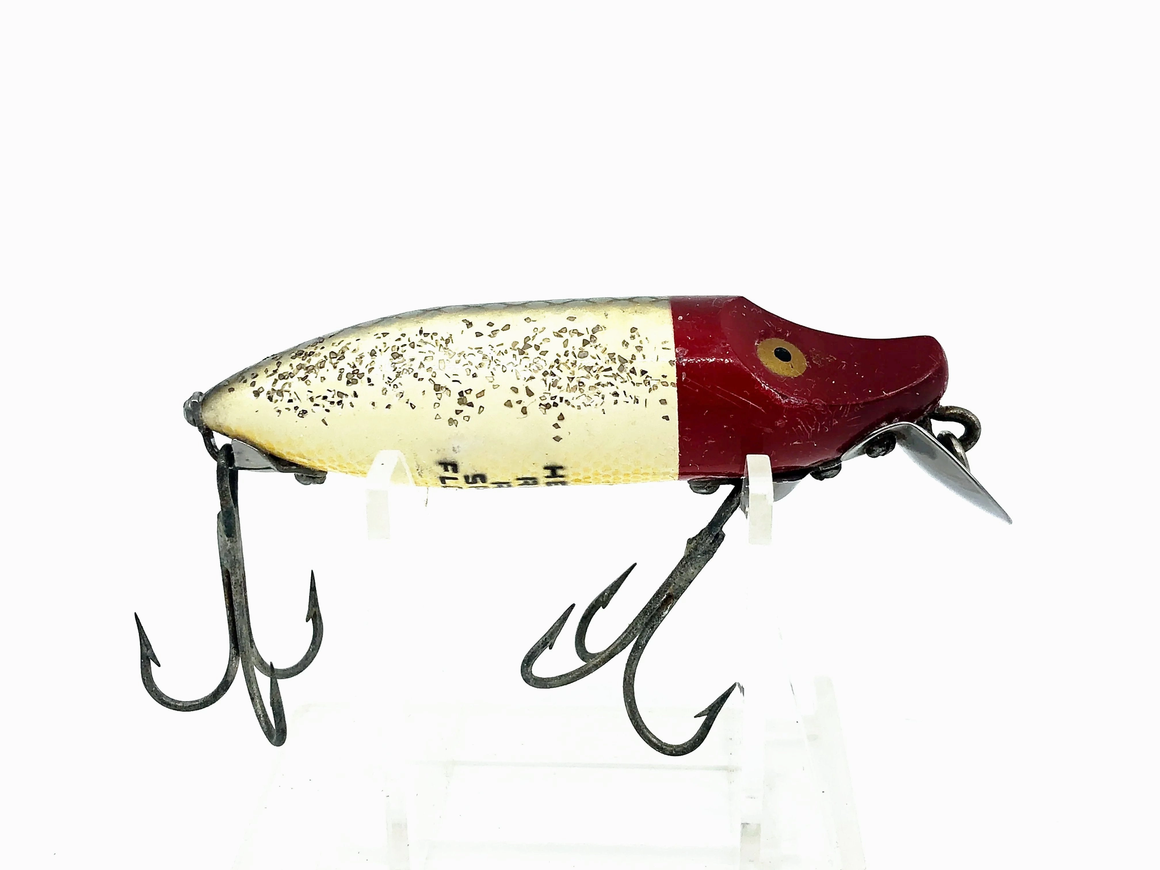Heddon River Runt Spook Floater 9400, RHF Red Head Flitter Color