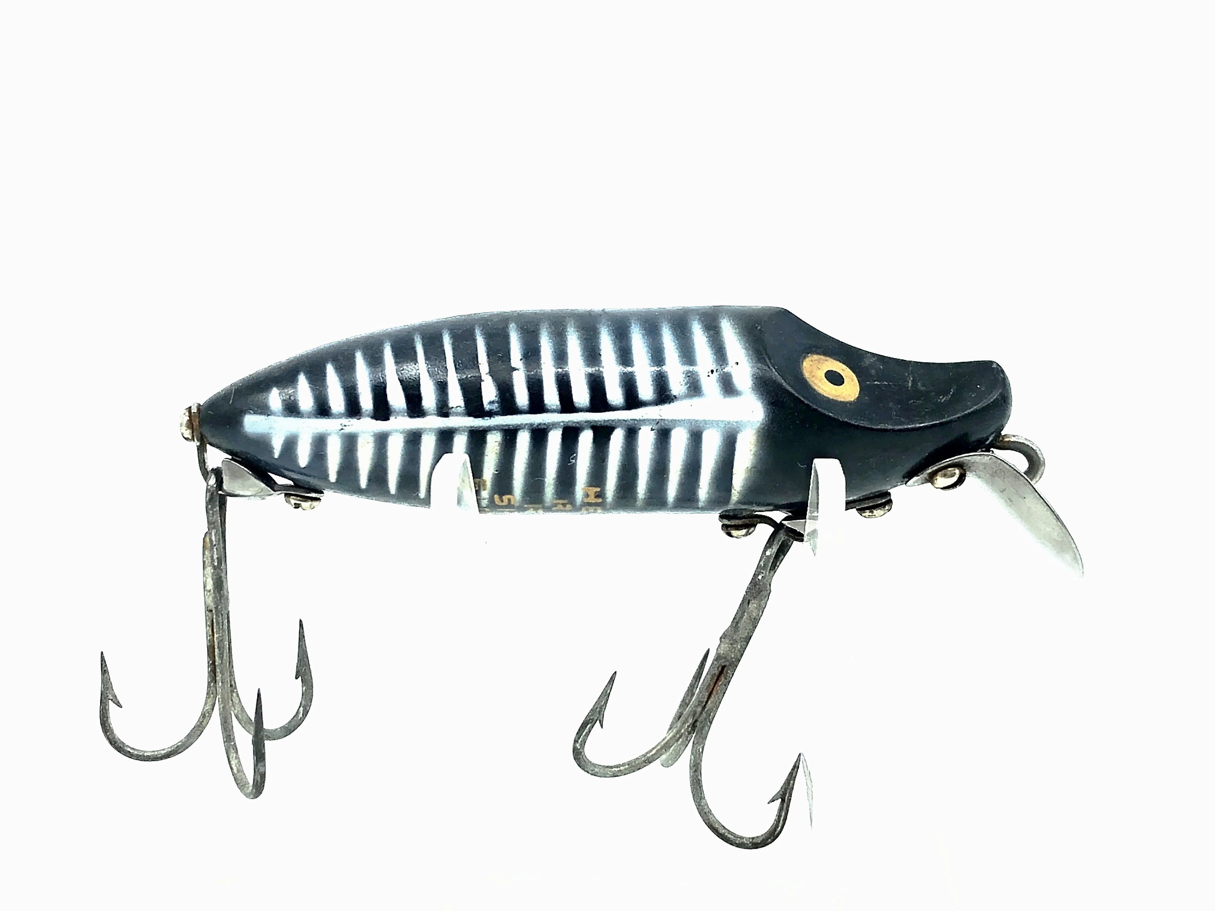 Heddon River Runt Spook Floater 9400, XBW Black Shore Minnow Color