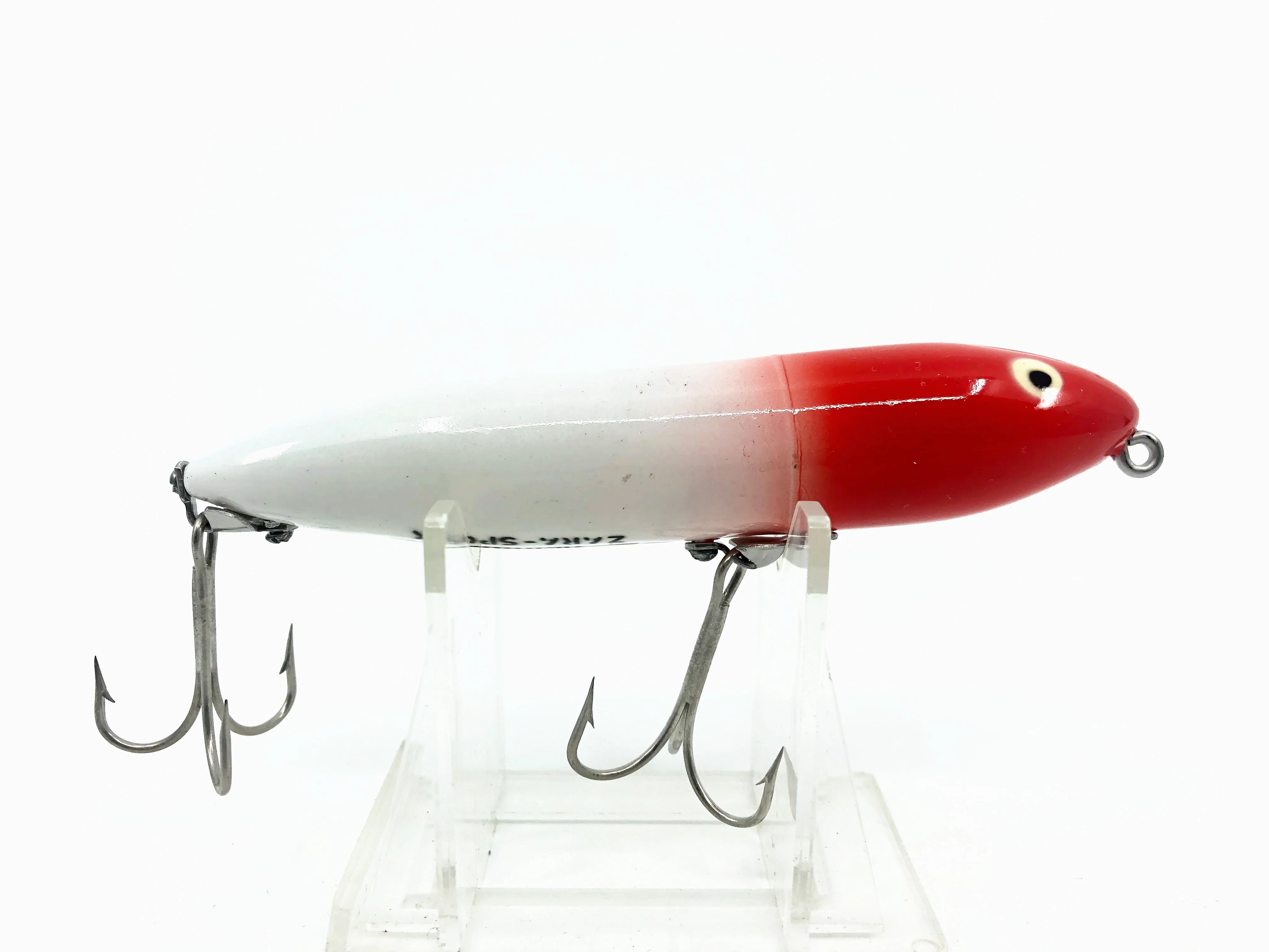 Heddon Swayback Zara Spook, RH Red Head/White Color