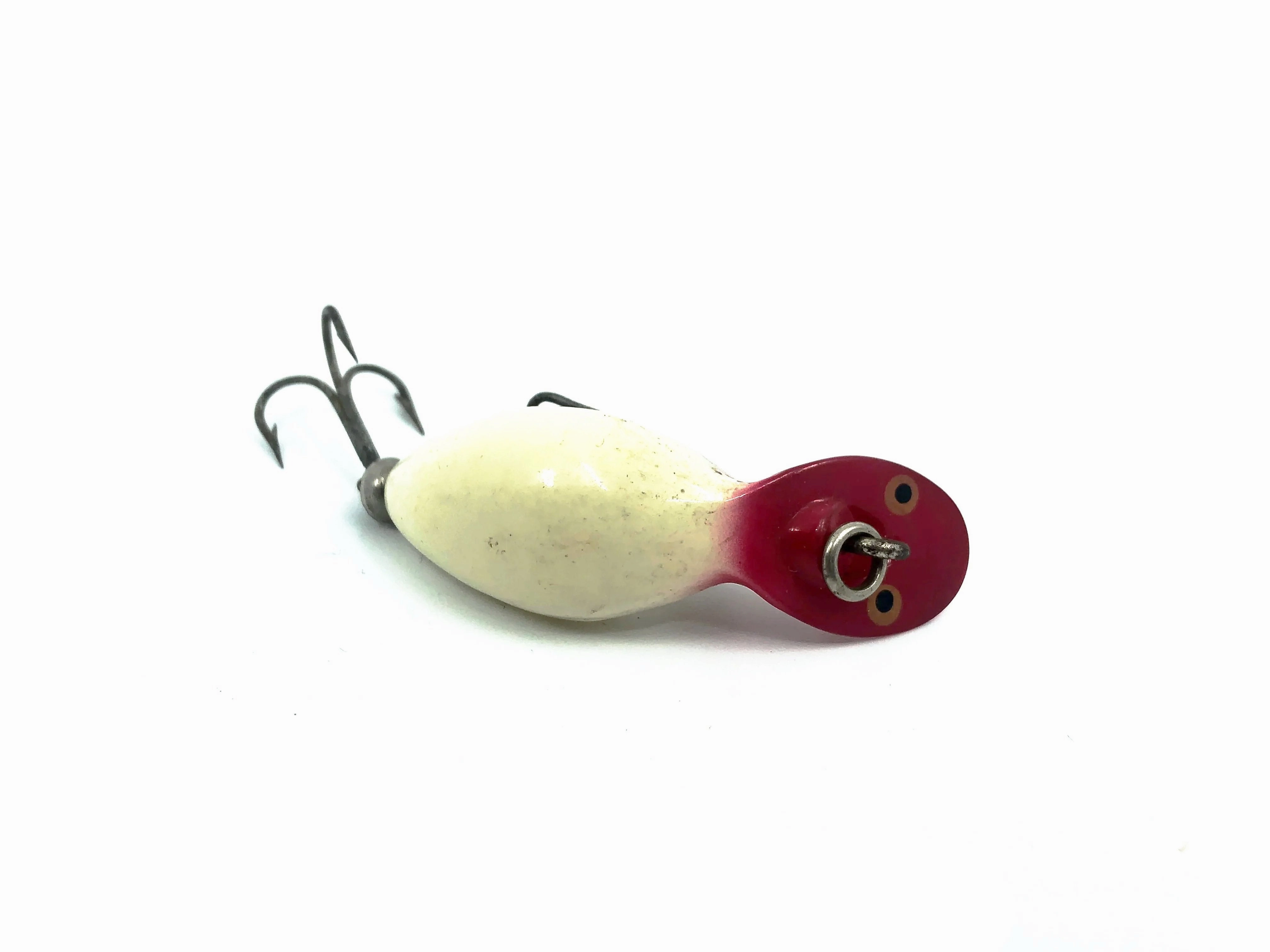 Heddon Tadpolly Tiny Tad, RH Red Head/White Body Color