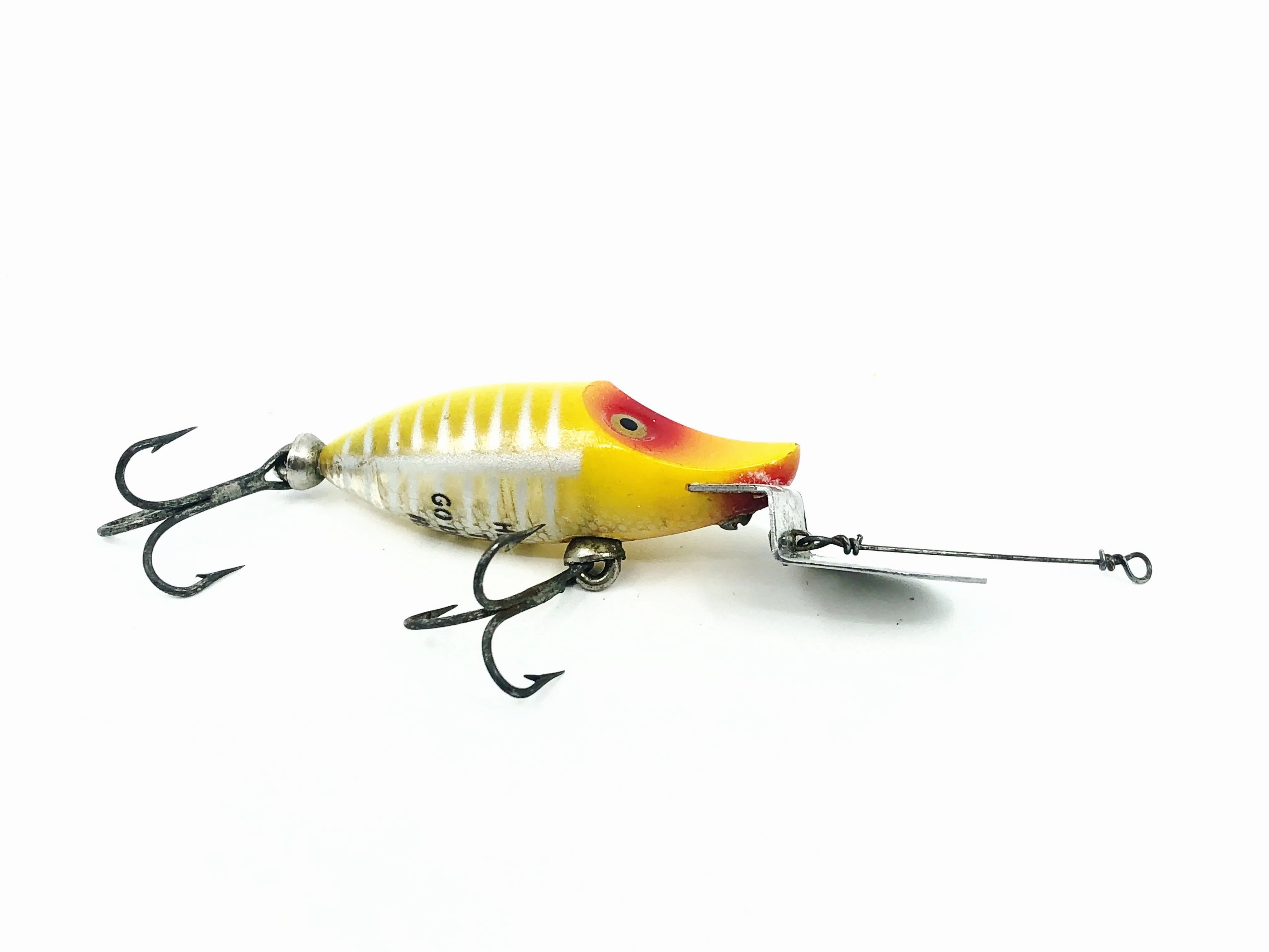 Heddon Tiny Go Deeper River Runt D350, Yellow Shore Color