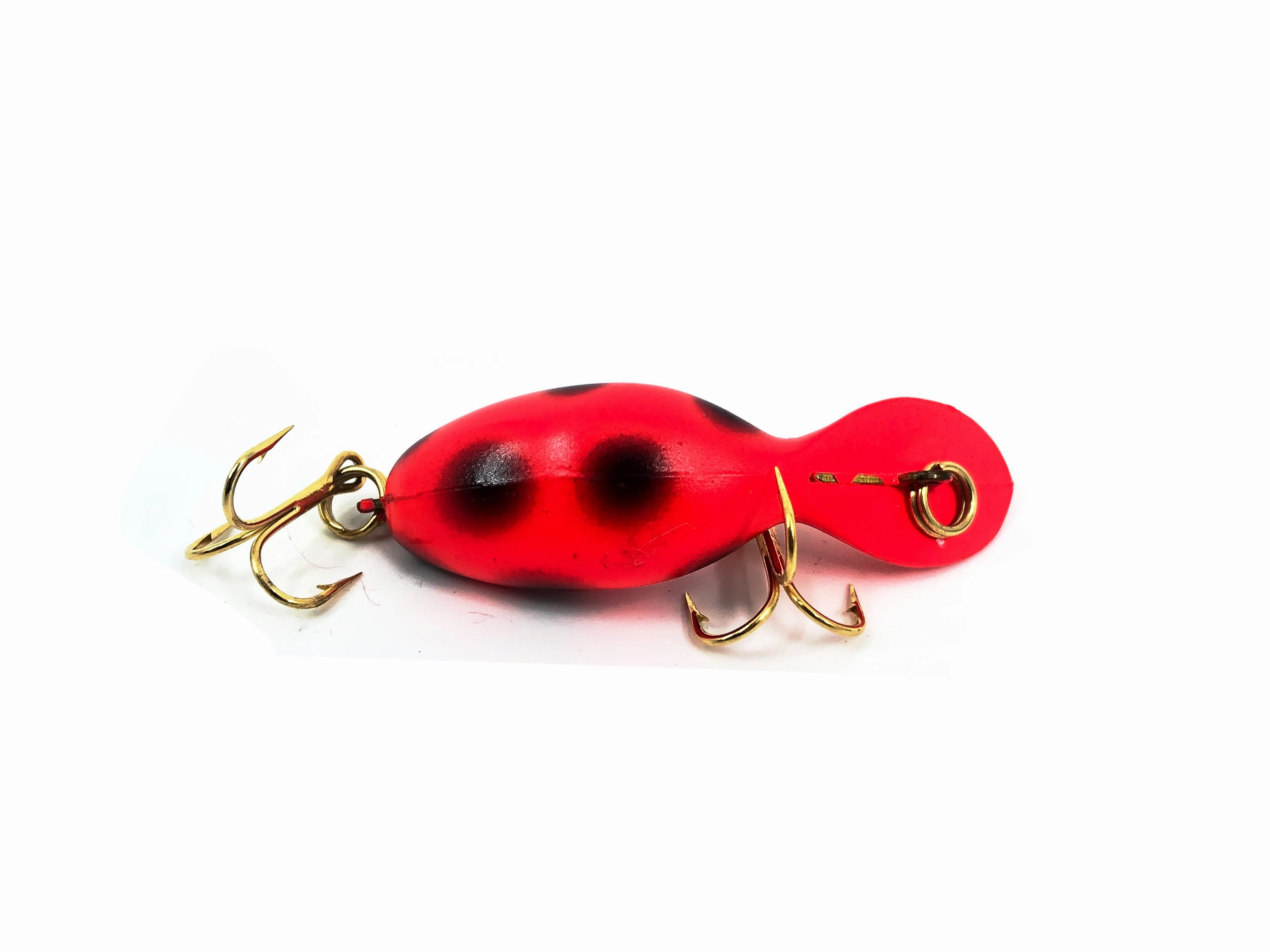 Heddon Tiny Tad, RFB Red Fluorescent/Black Color