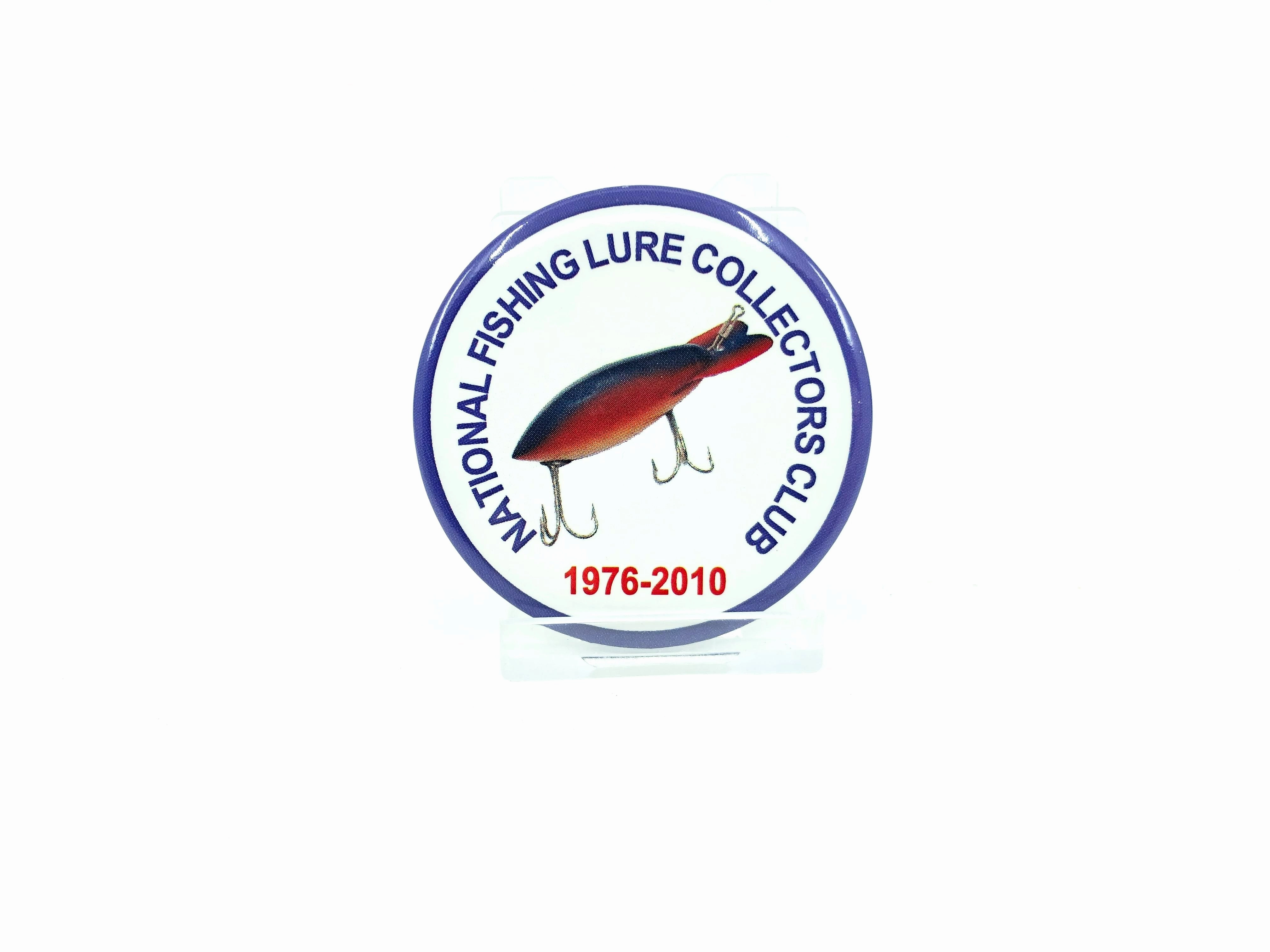 NFLCC Tackle Collectors 1976-2010 Bomber Baits Button / Pin