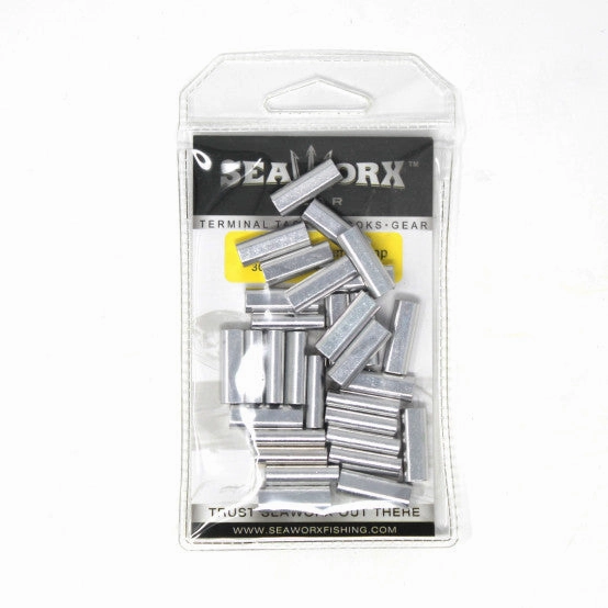 Seaworx Aluminum Crimp, 30 Pack