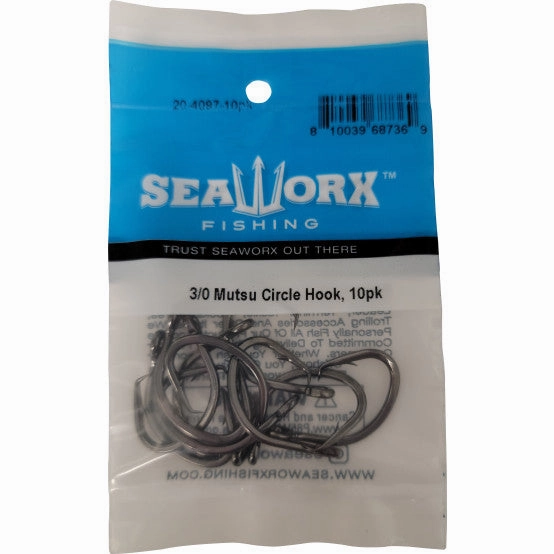 Seaworx Mutsu Circle Hook - 10 Pack
