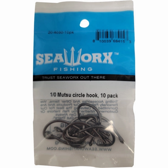Seaworx Mutsu Circle Hook - 10 Pack