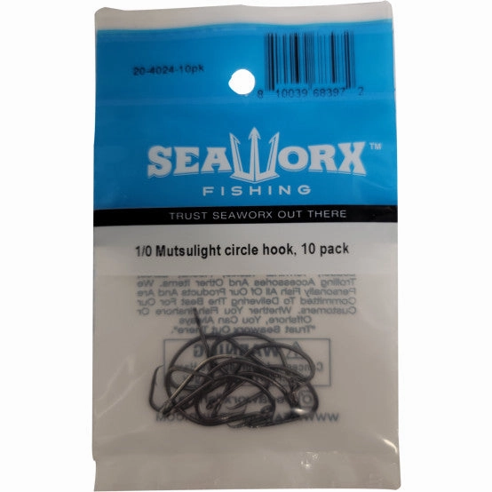 Seaworx Mutsulight Circle Hook - 10 Pack