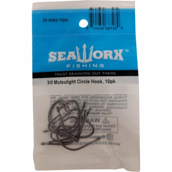 Seaworx Mutsulight Circle Hook - 10 Pack