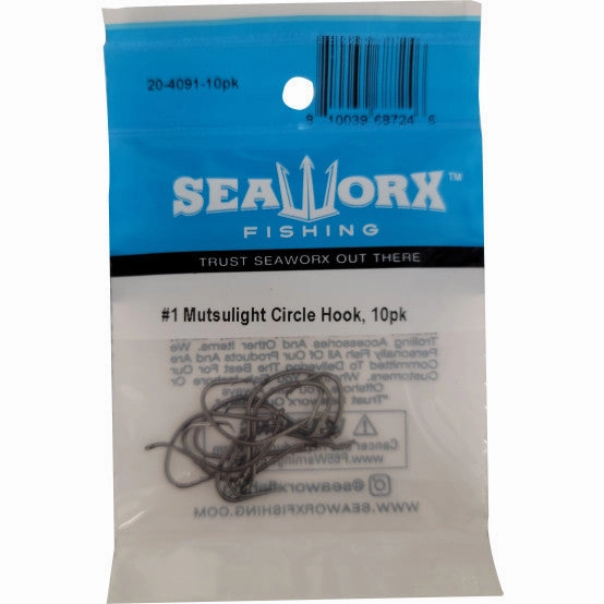 Seaworx Mutsulight Circle Hook - 10 Pack