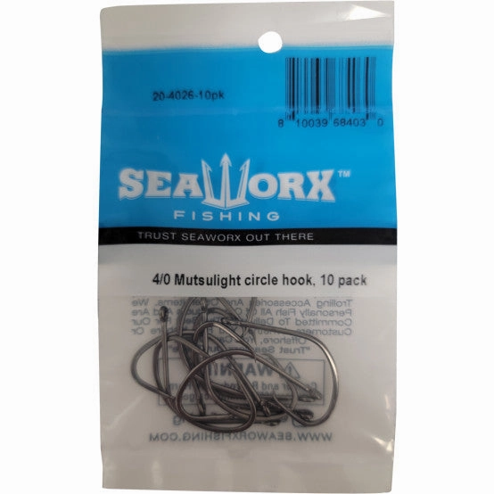 Seaworx Mutsulight Circle Hook - 10 Pack