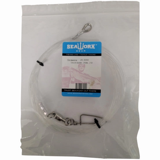 Seaworx Shock Leader, 250lb, 25ft