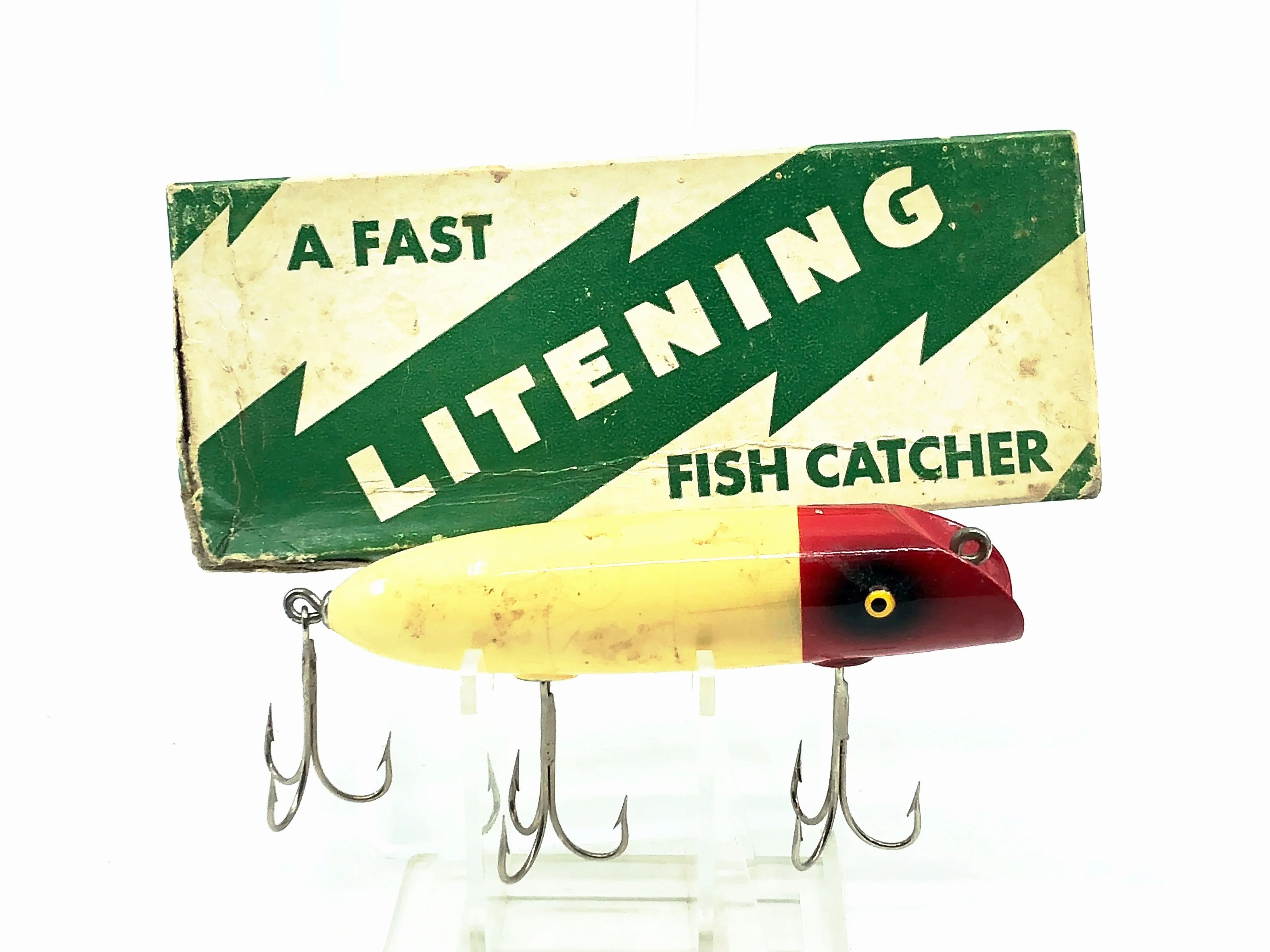 Shur-Strike Litening Bass Oreno, Red Head/White Color w/Box