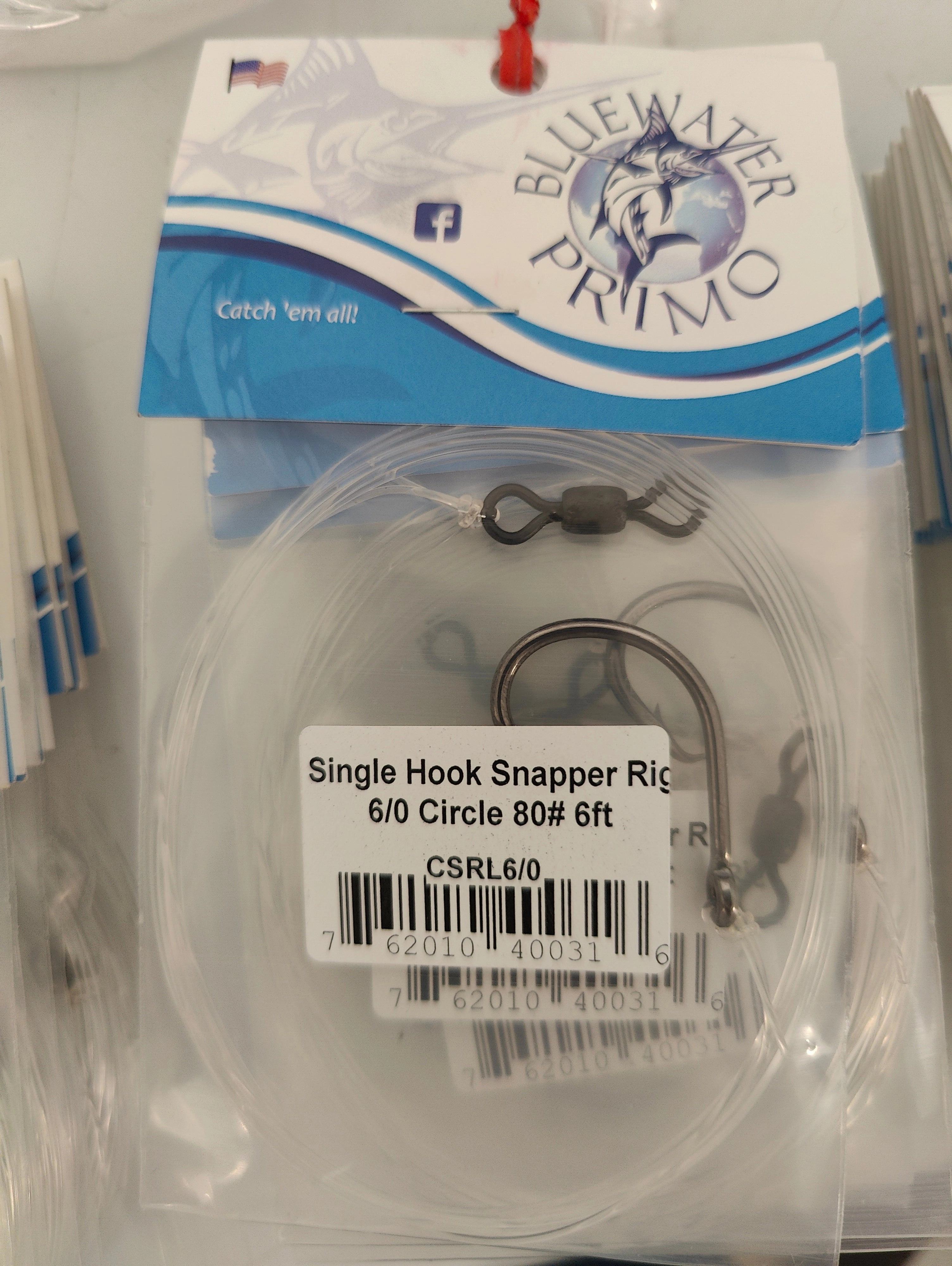 Single Hook Snapper Rigs
