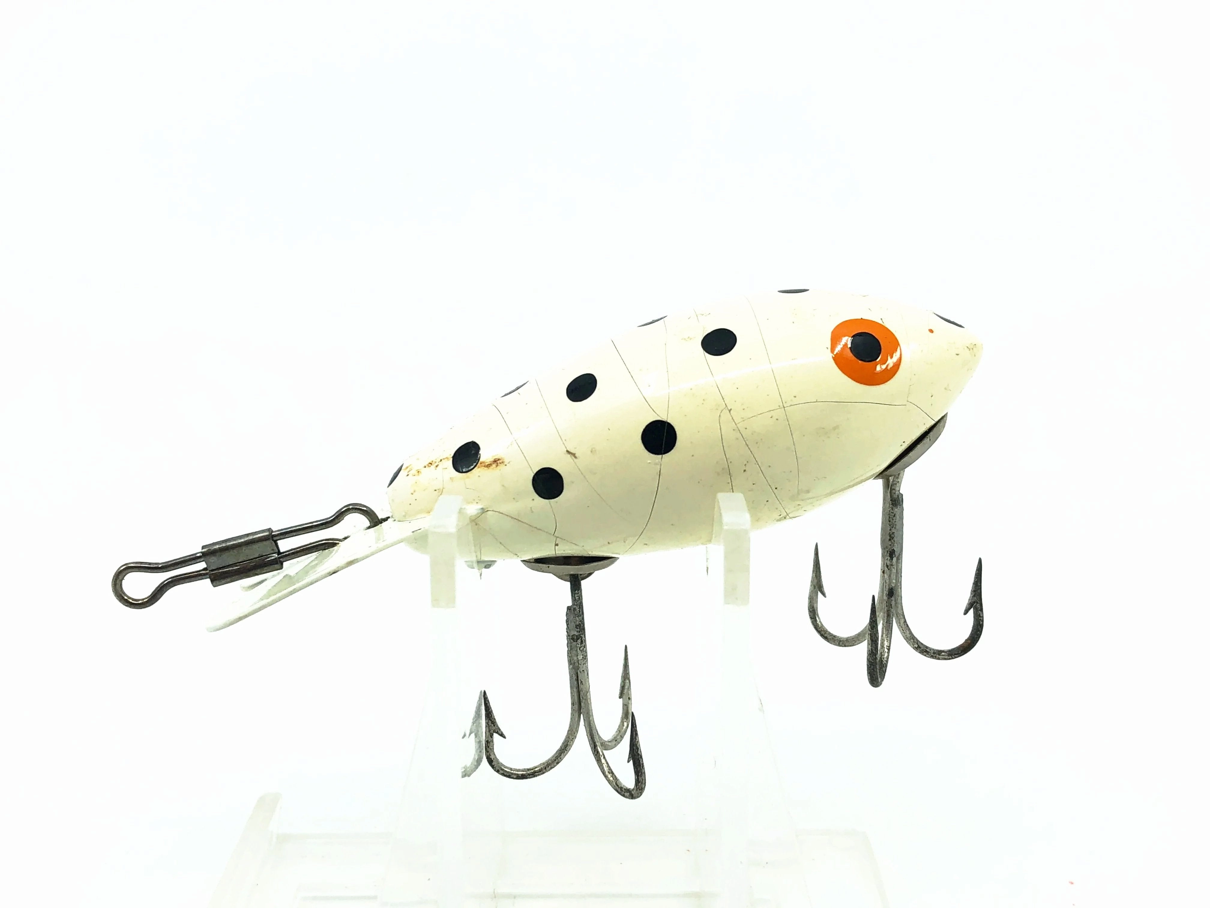 Wooden Bomber 300 Series 336 White/Black Dots Color