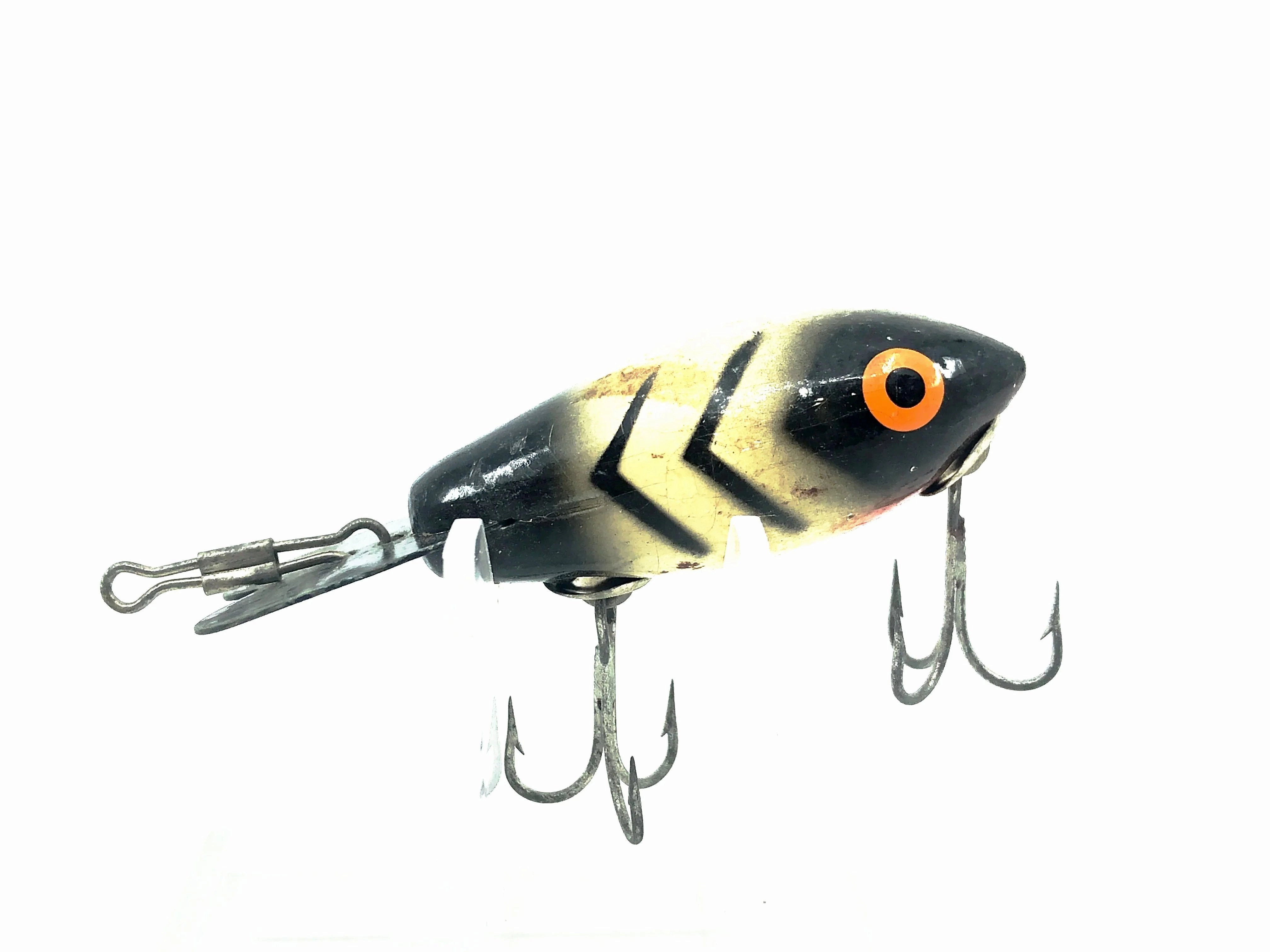 Wooden Bomber 300 Series, #06 White Black Ribs Color