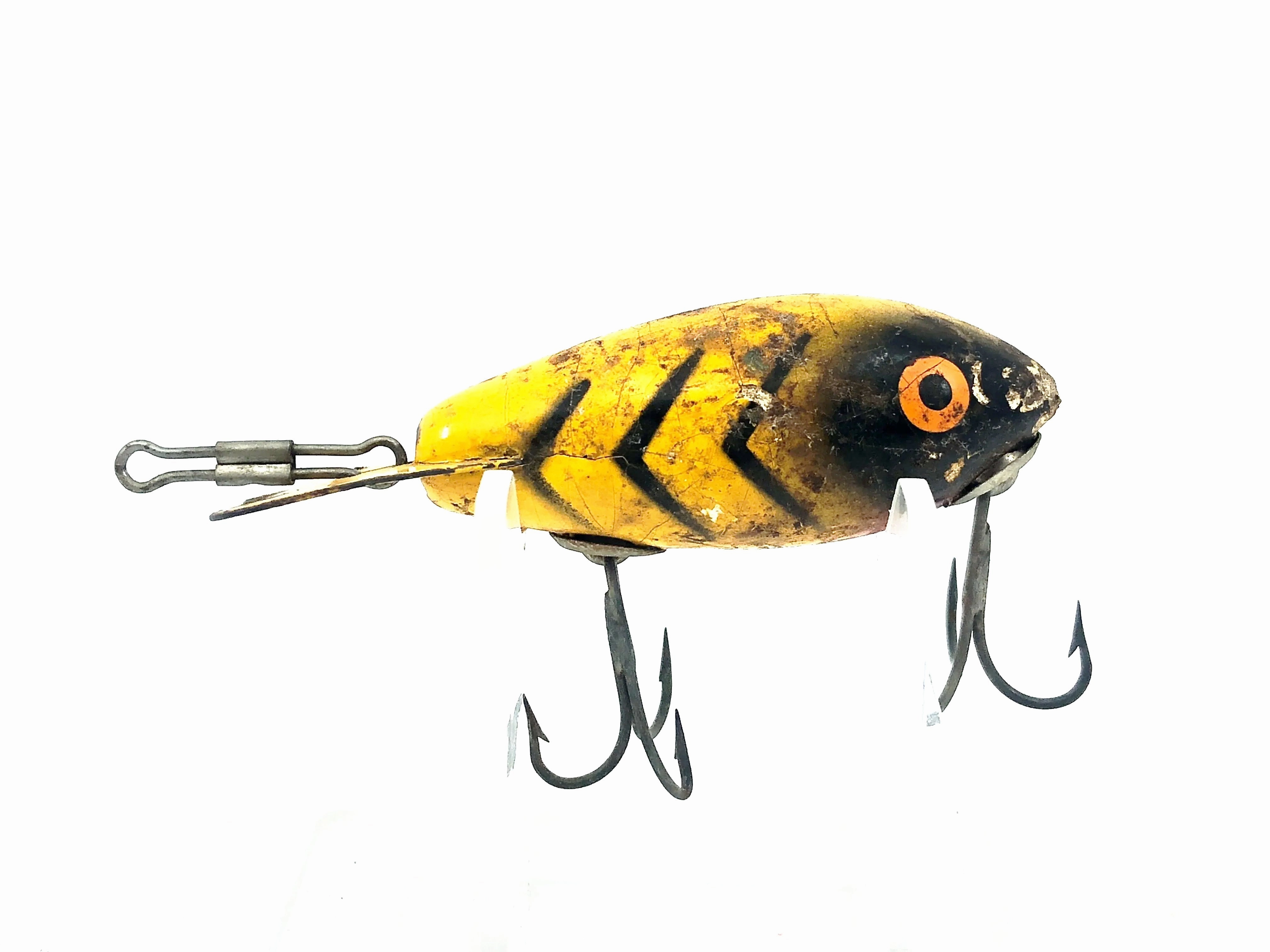 Wooden Bomber 300 Series, #20 Yellow/Black Ribs Color - Early Bomber