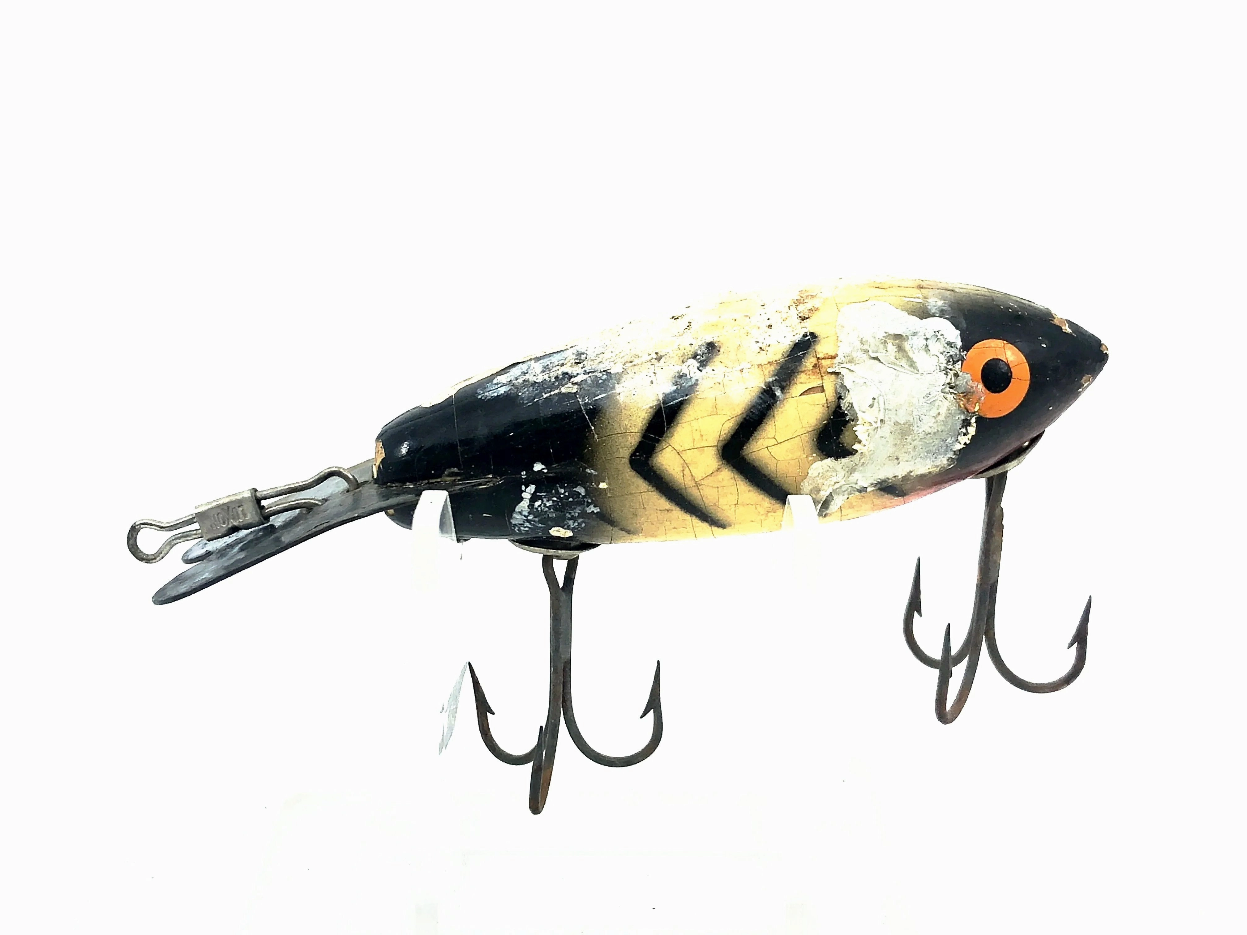 Wooden Bomber 500 Series, #06 White/Black Ribs Color